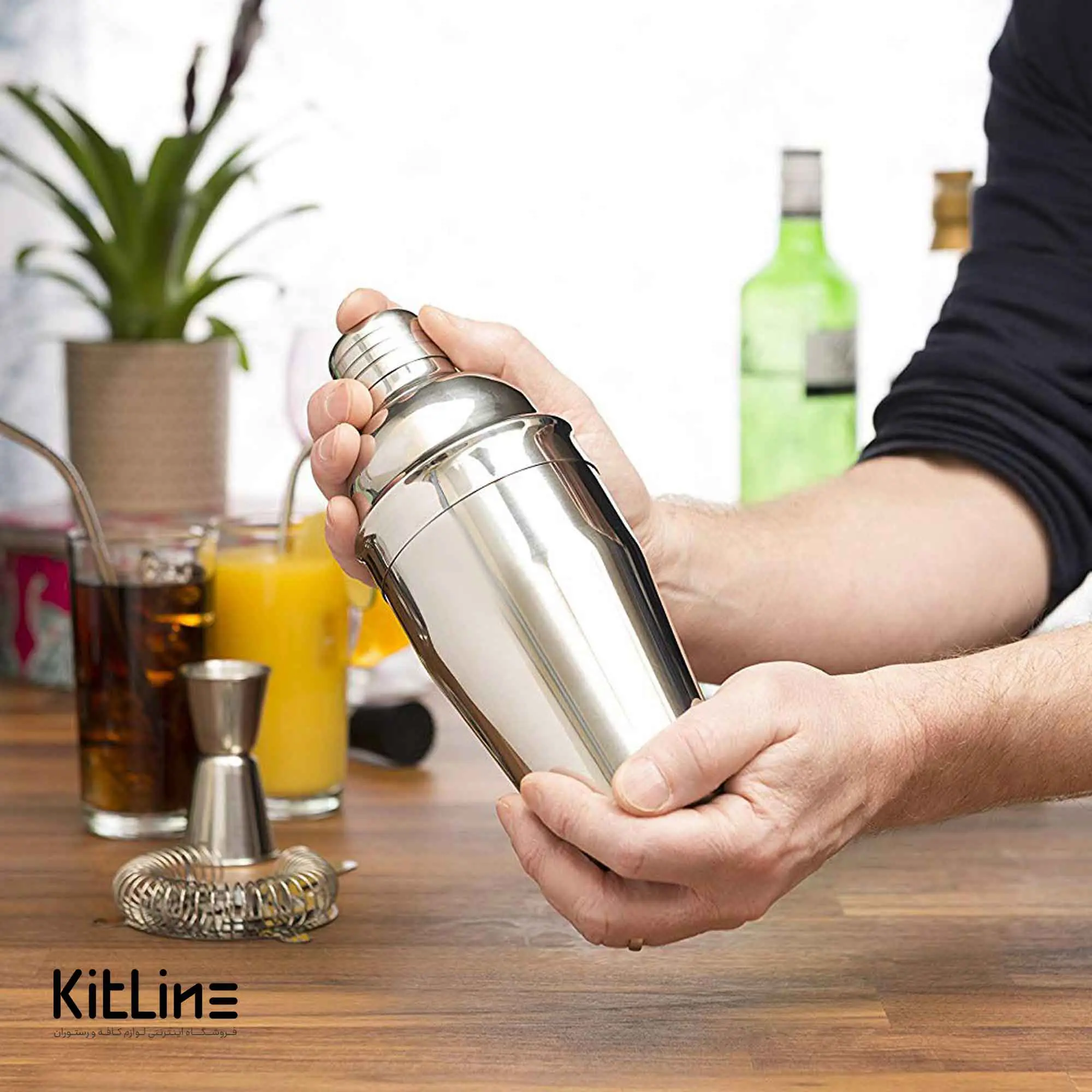 شیکر کابلر استیل ۵۵۰ میلیلیتری هنری - تصویر 3