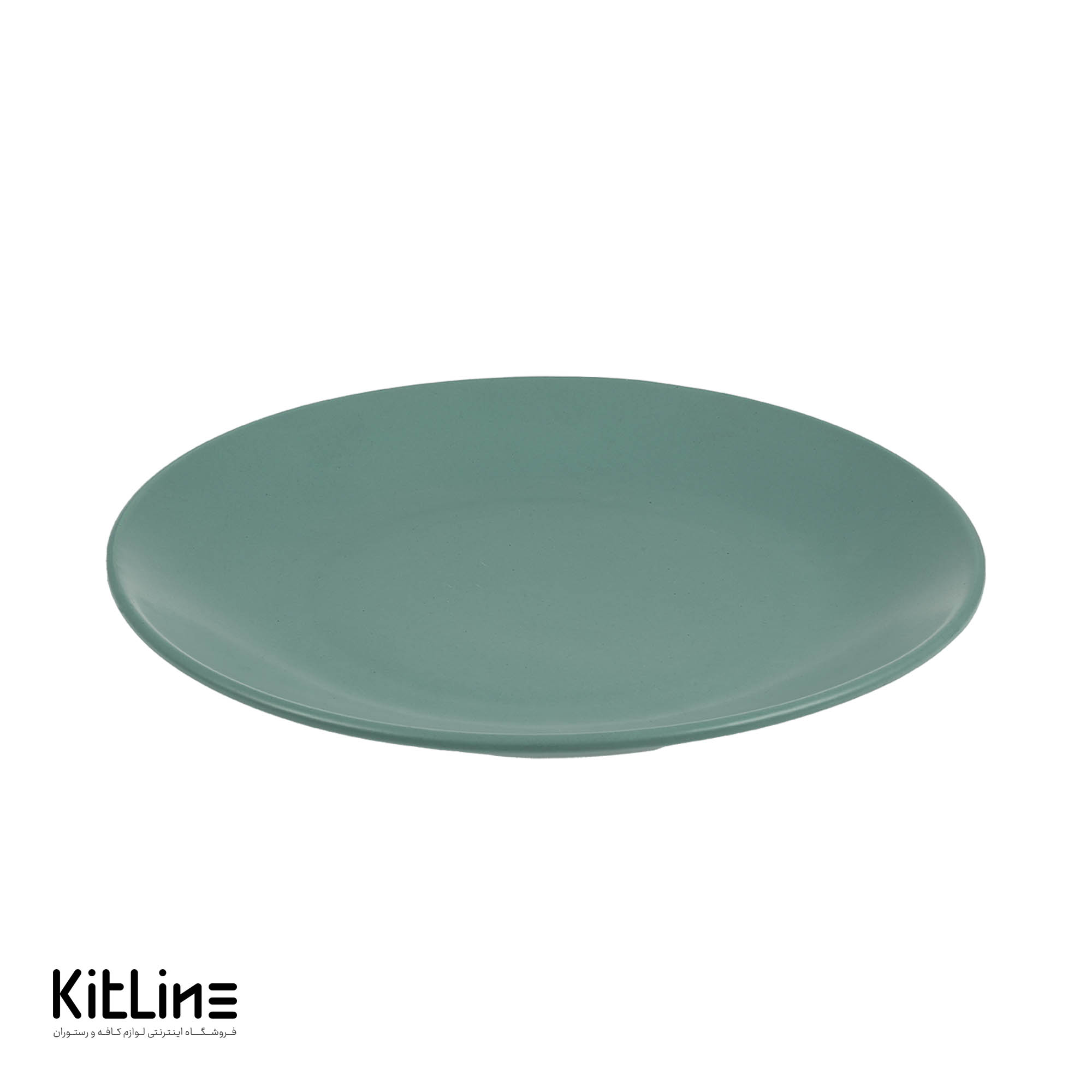 بشقاب تخت اوال سرامیکی ۲۵ سانتیمتری آبی - تصویر 5