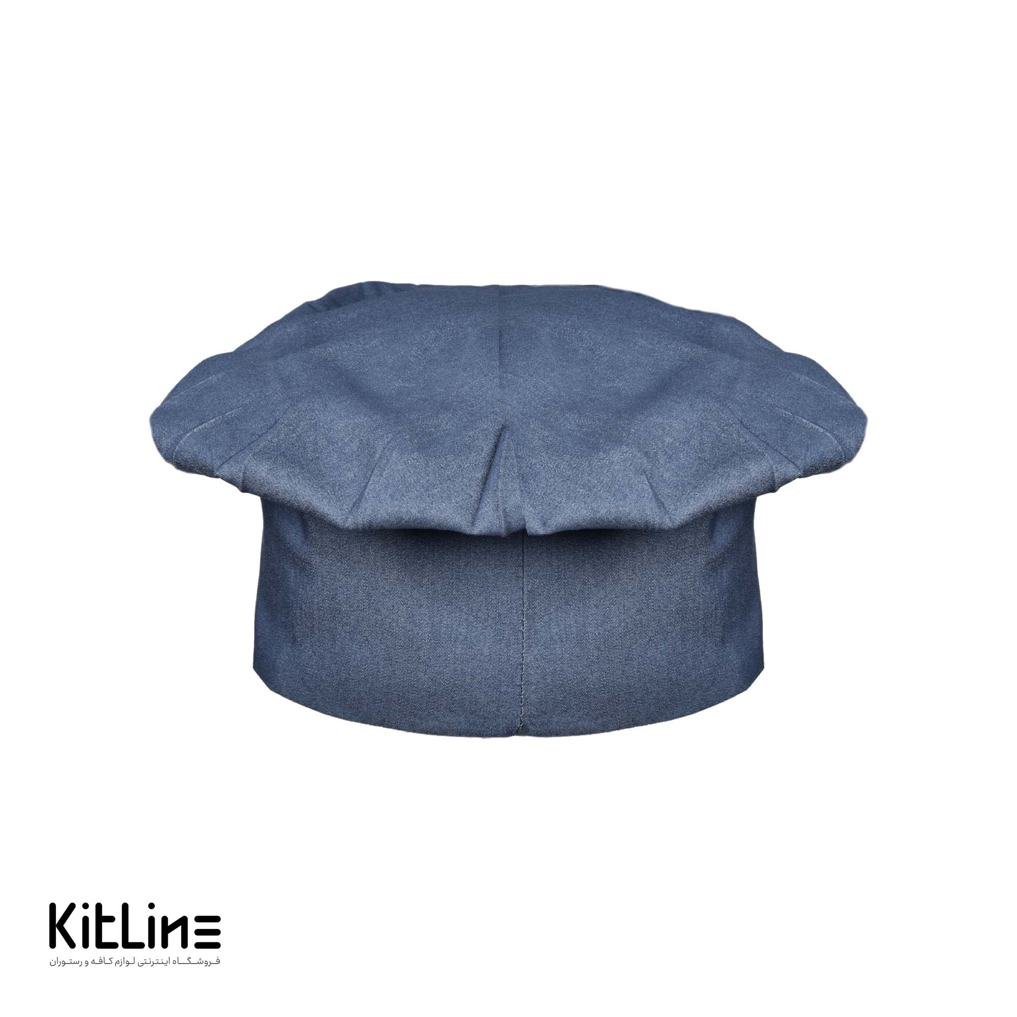کلاه سرآشپز جين سرمه ای مدل breeze cool - تصویر 3