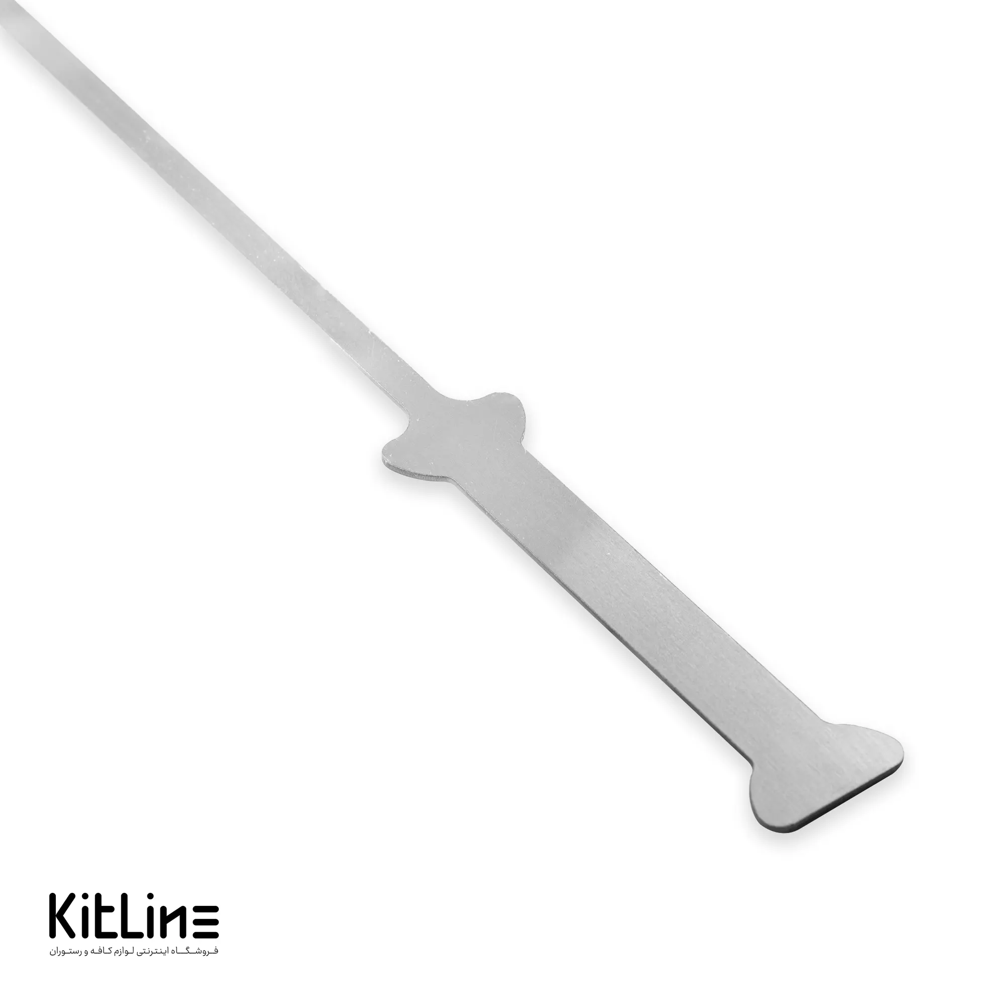 سیخ جوجه کباب شمشیری ۱.۵×۶۴.۵ سانتیمتری استیل - تصویر 3