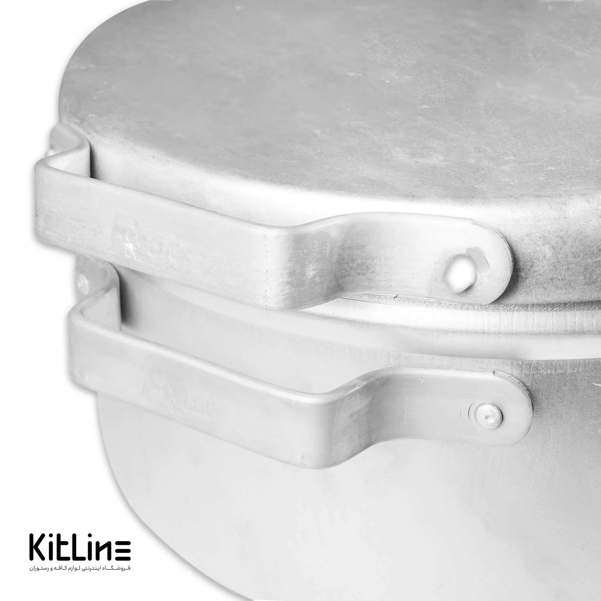 قابلمه آلومینیومی پرسی ۱ من، ۴۱.۵ سانتیمتری - تصویر 3