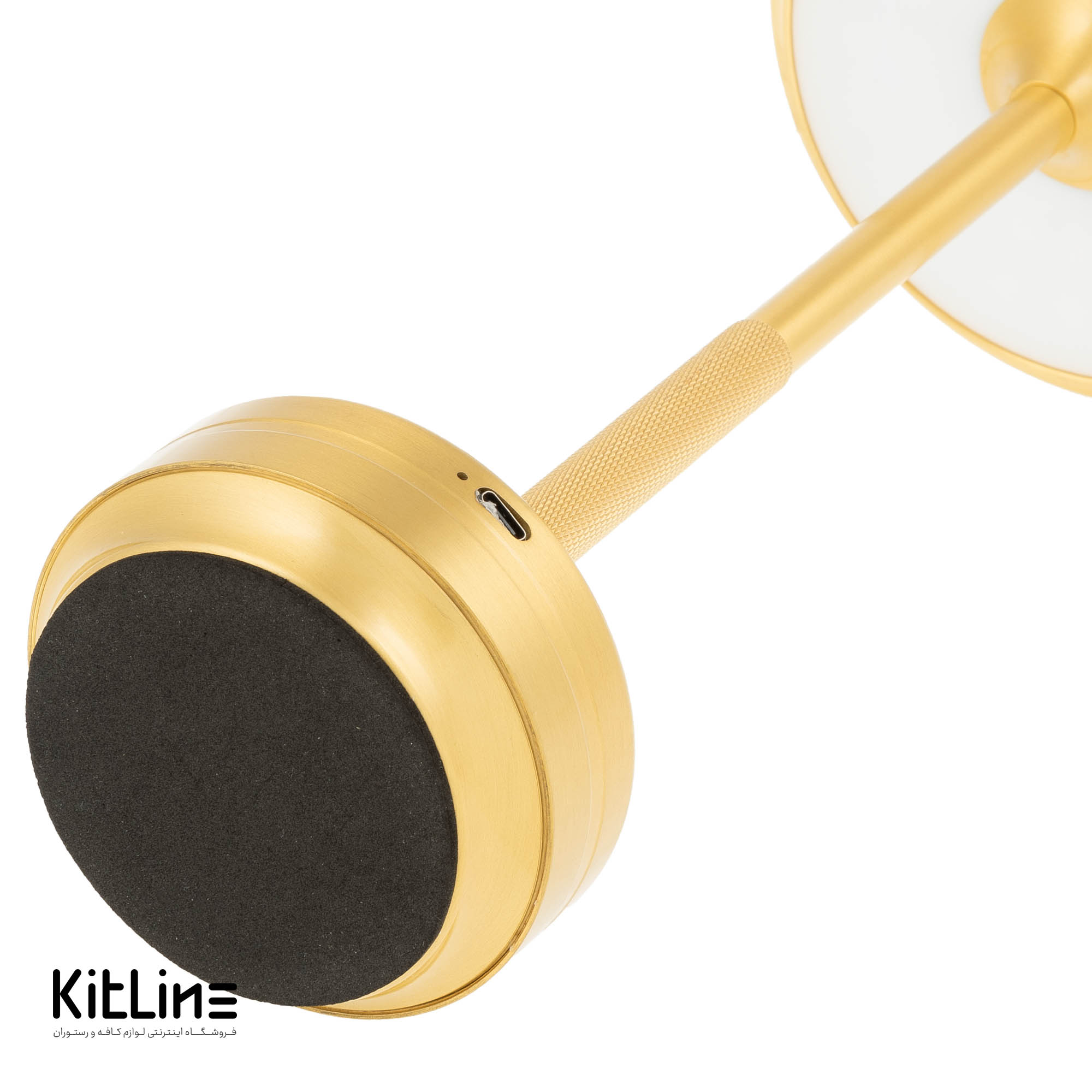 آباژور لمسی رومیزی شارژی طلایی (مدل MP-005) - تصویر 3