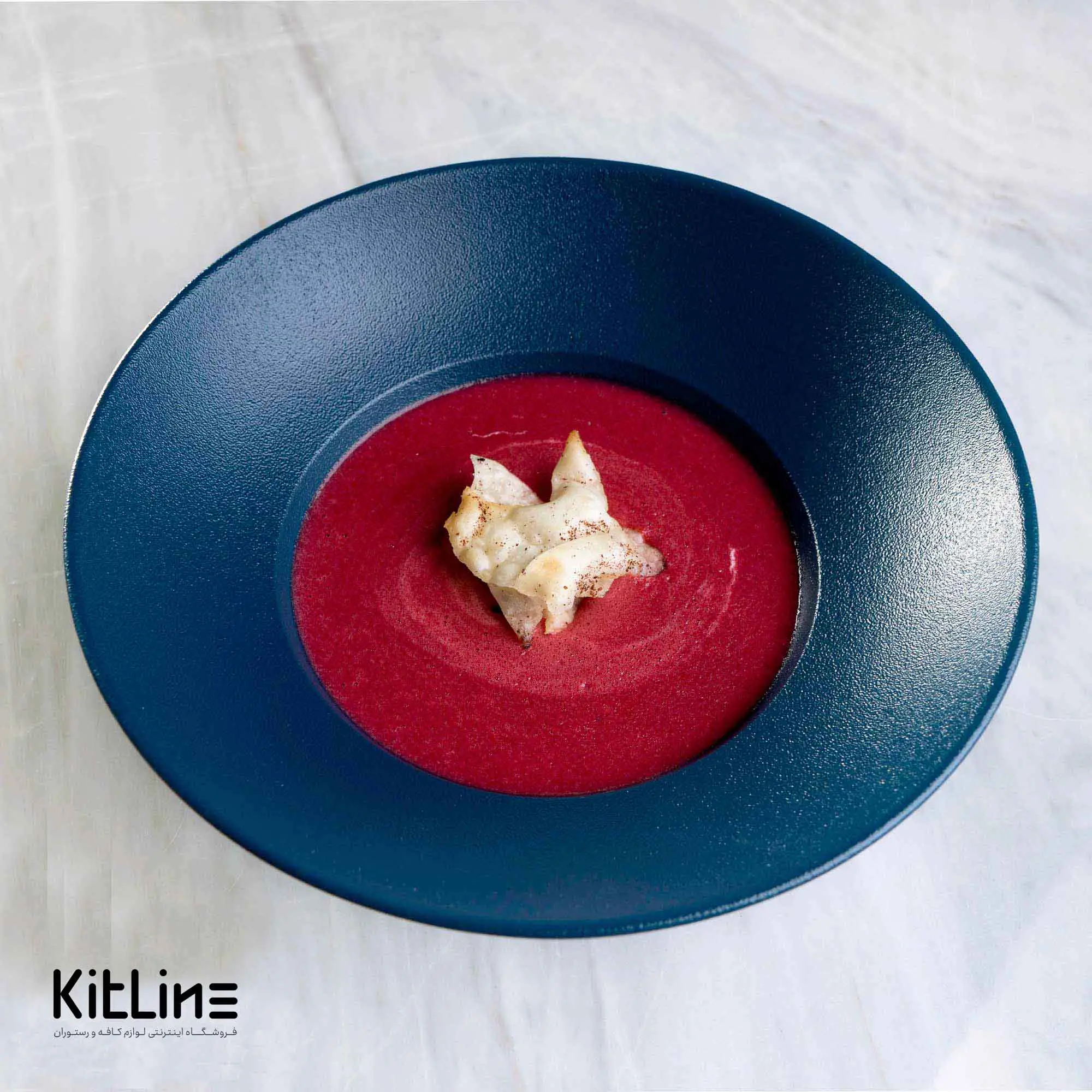 کاسه پرسلین ۲۳ سانتیمتری فیوژن آبی رک (RAK) - تصویر 4