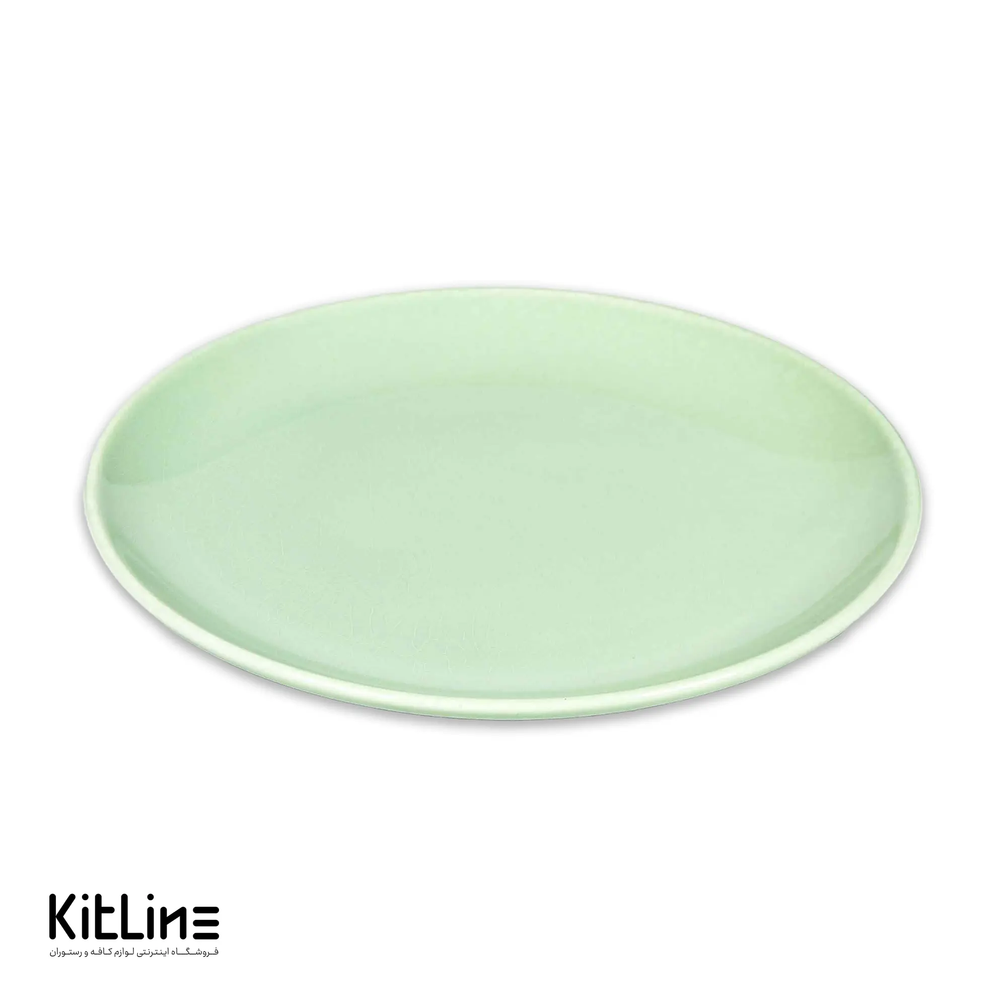 بشقاب پرسلین ۲۱ سانتیمتری وینتیج سبز رک (RAK)