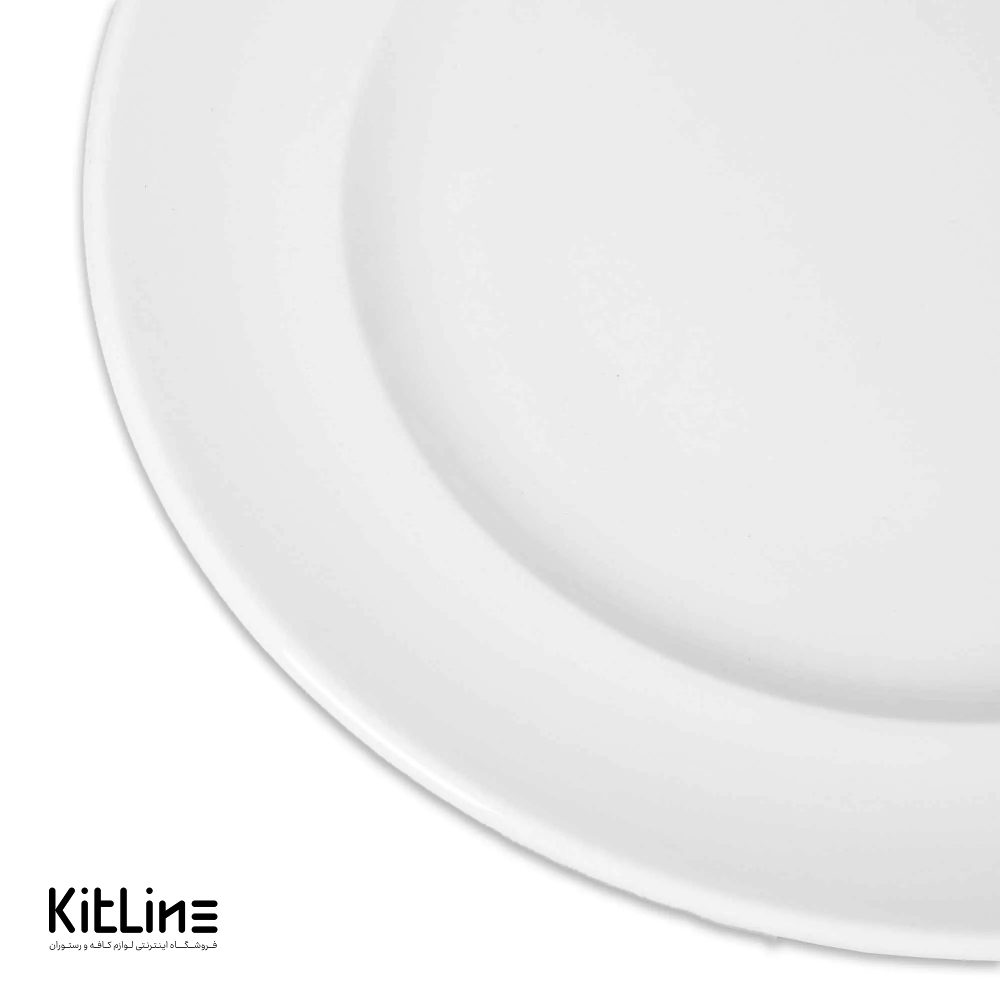 بشقاب پرسلین ۲۱ سانتیمتری کلاسیک سفید رک (RAK) - تصویر 3