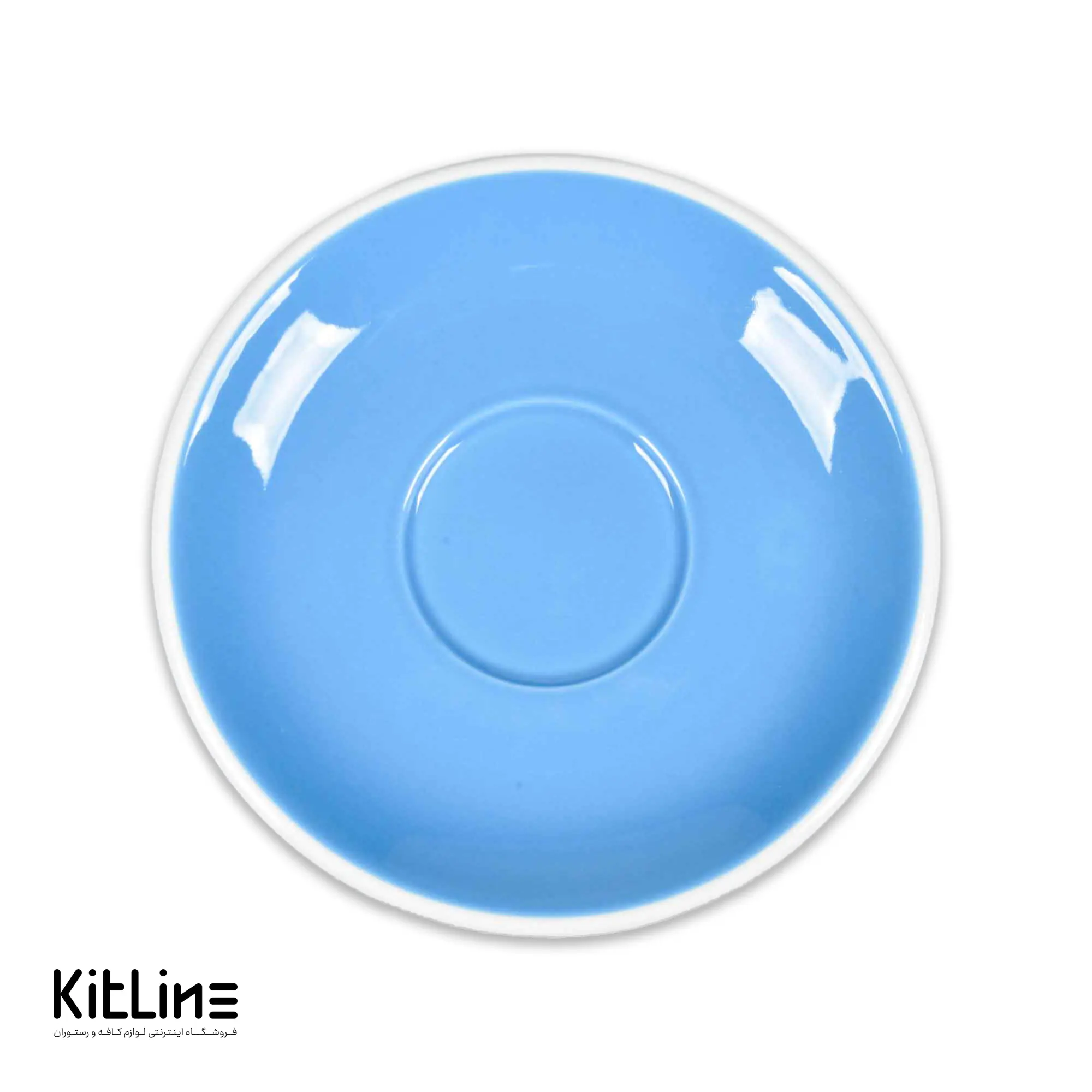 فنجان و نعلبکی پرسلین ۱۷۰ میلیلیتری آبی اکمه (ACME) - تصویر 4