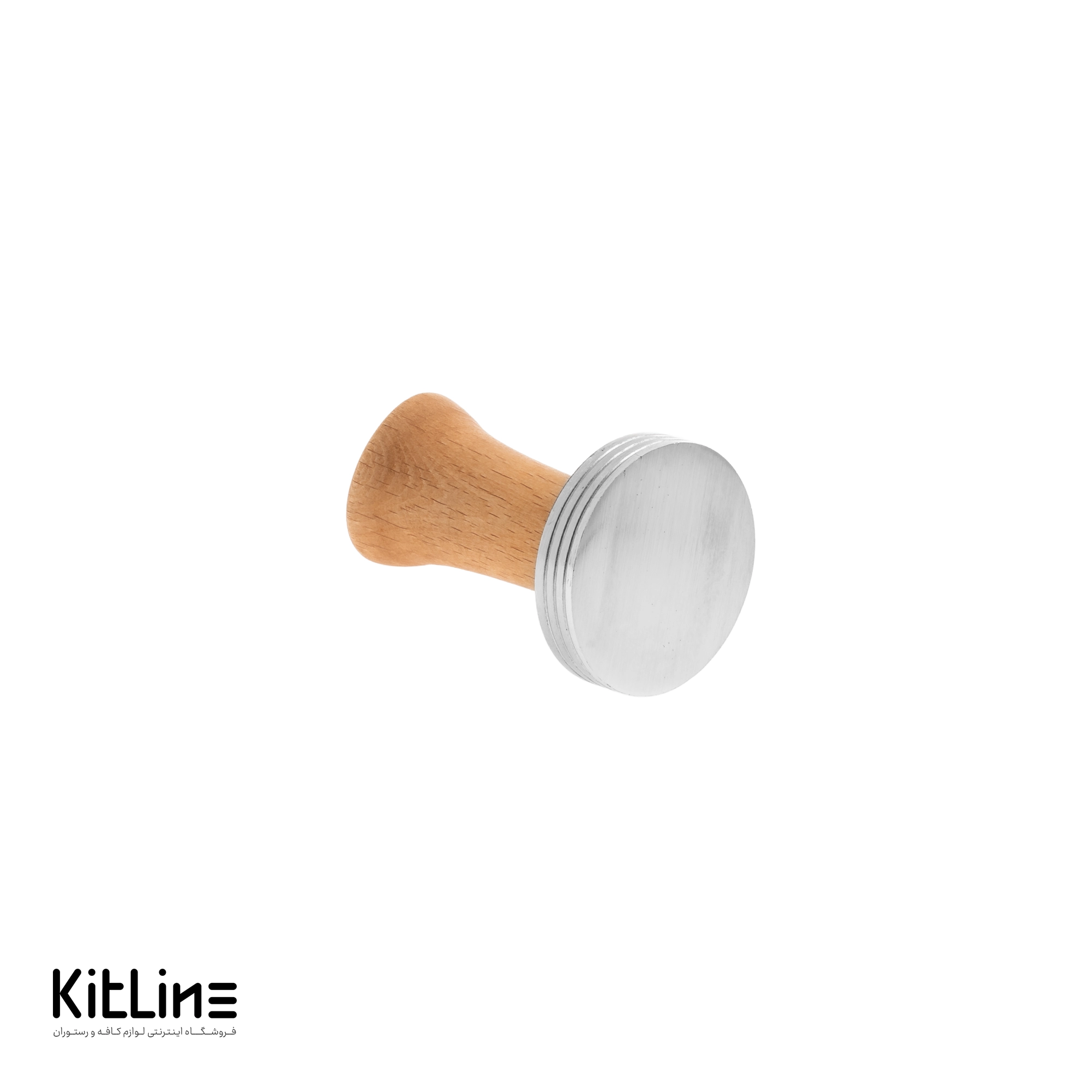 تمپر قهوه ۵۸ میلیمتری دسته چوبی - تصویر 3