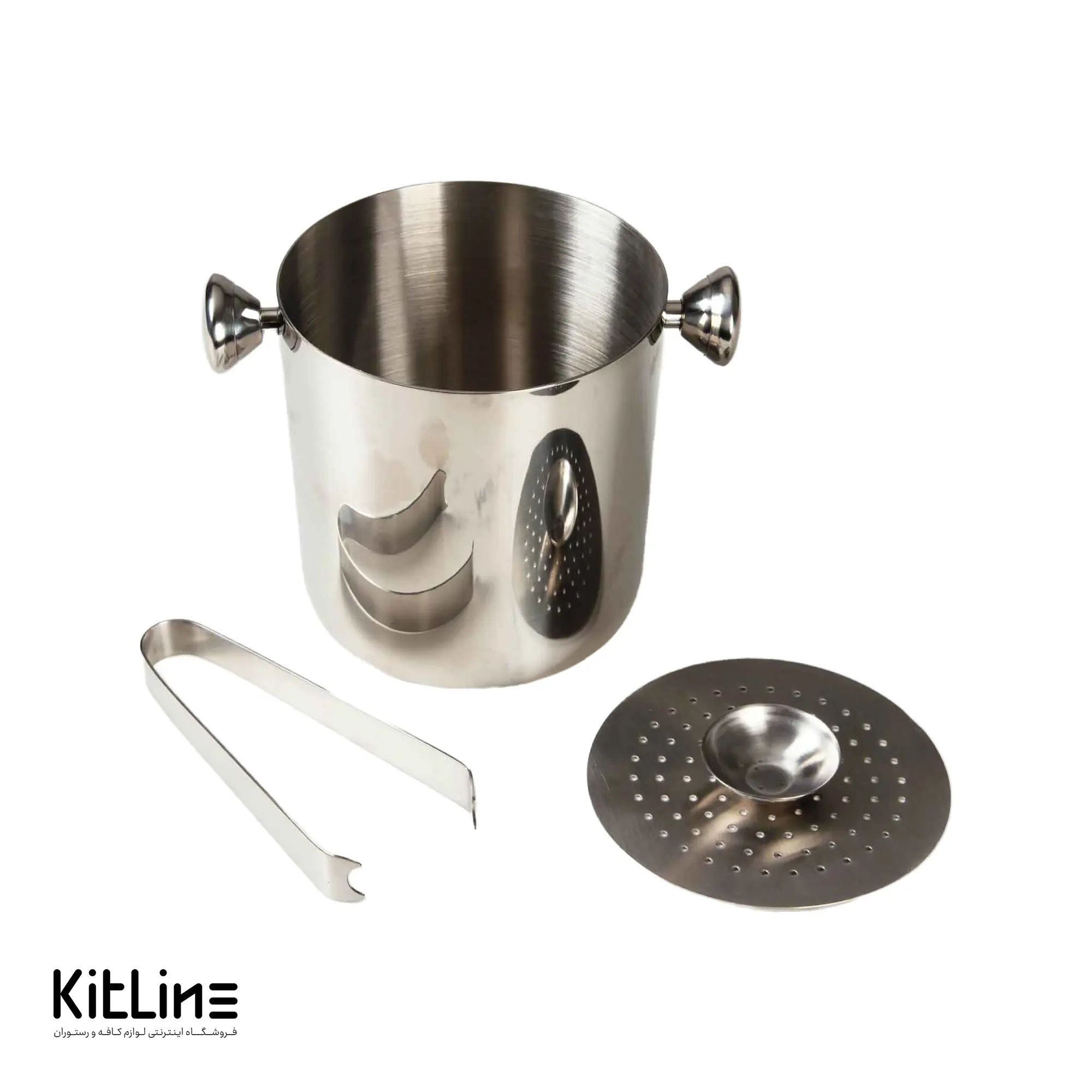 جا یخی ۱.۵ لیتری استیل به همراه انبر - تصویر 3