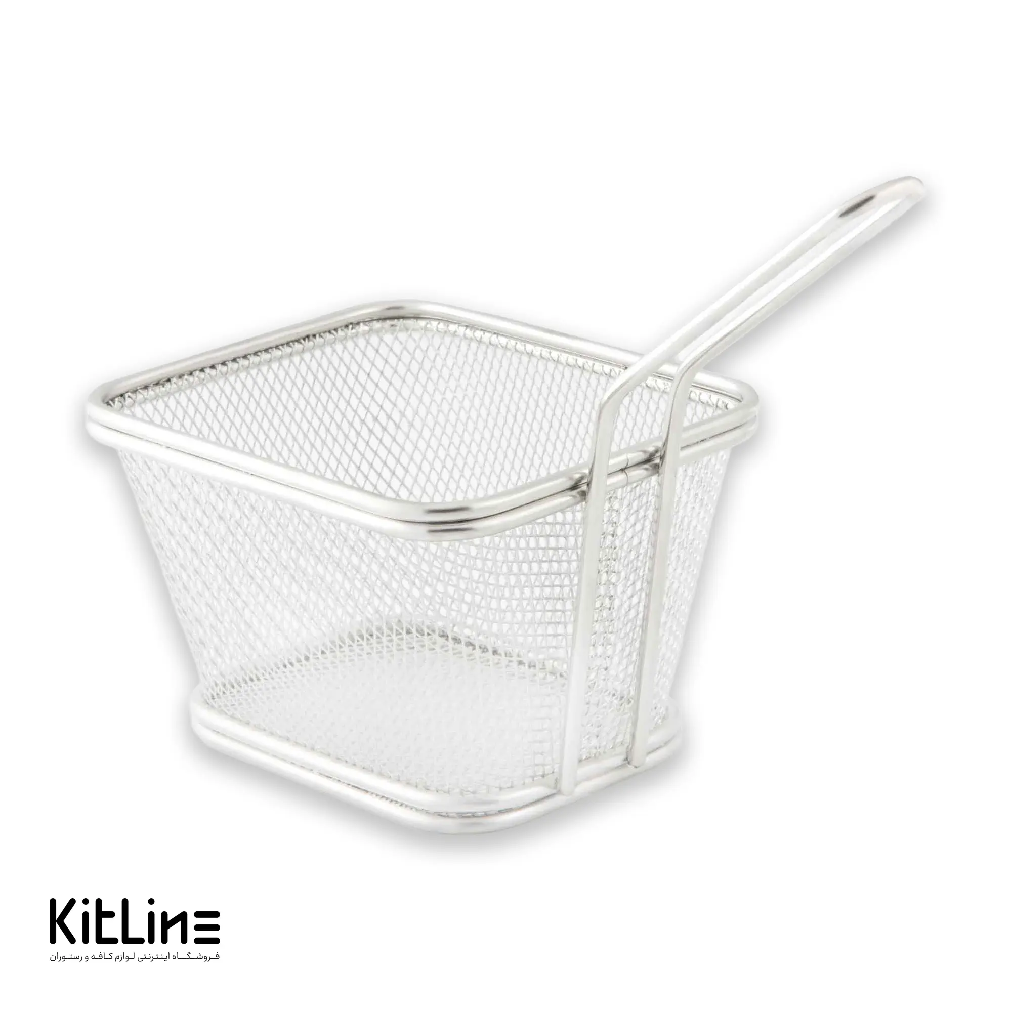 سبد سرو مستطیلی ۸×۱۰×۱۲ سانتیمتری استیل