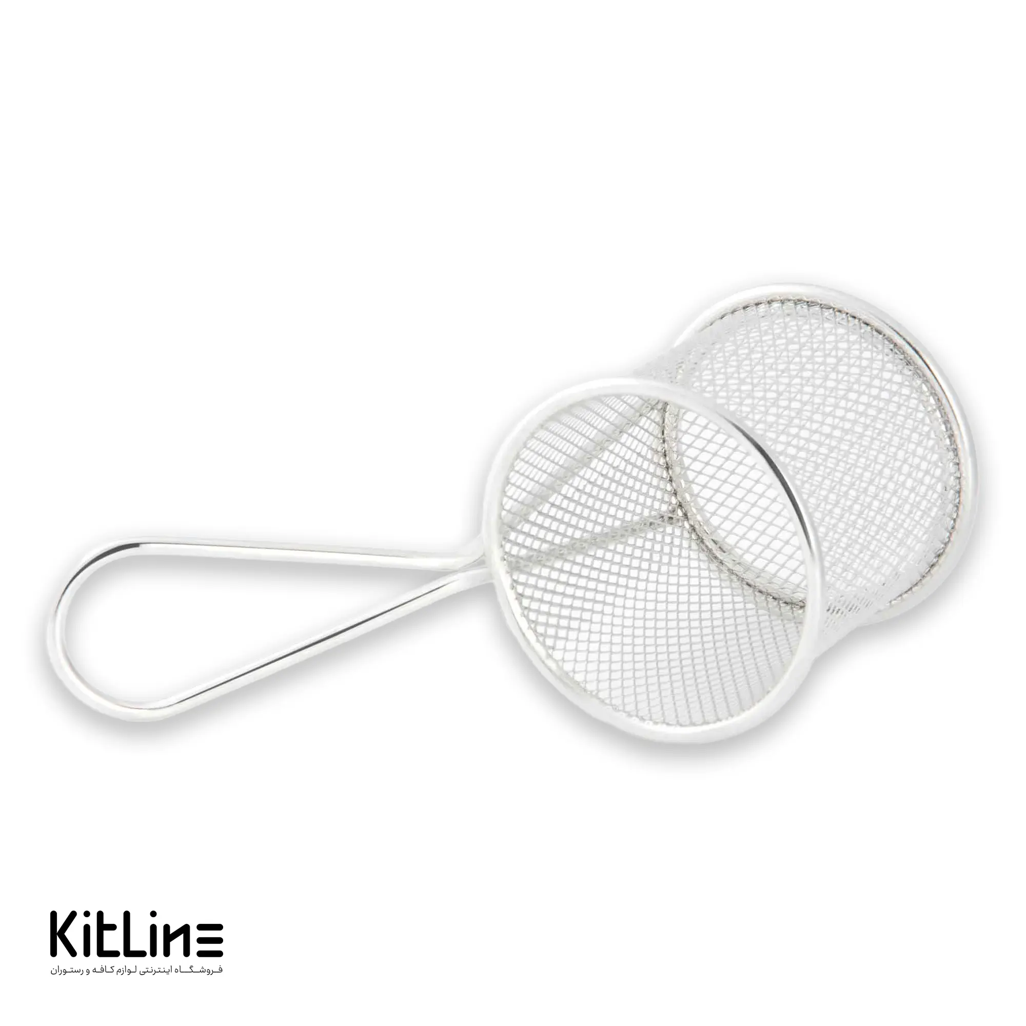 سبد سرو گرد ۷.۵×۷.۵ سانتیمتری استیل - تصویر 3