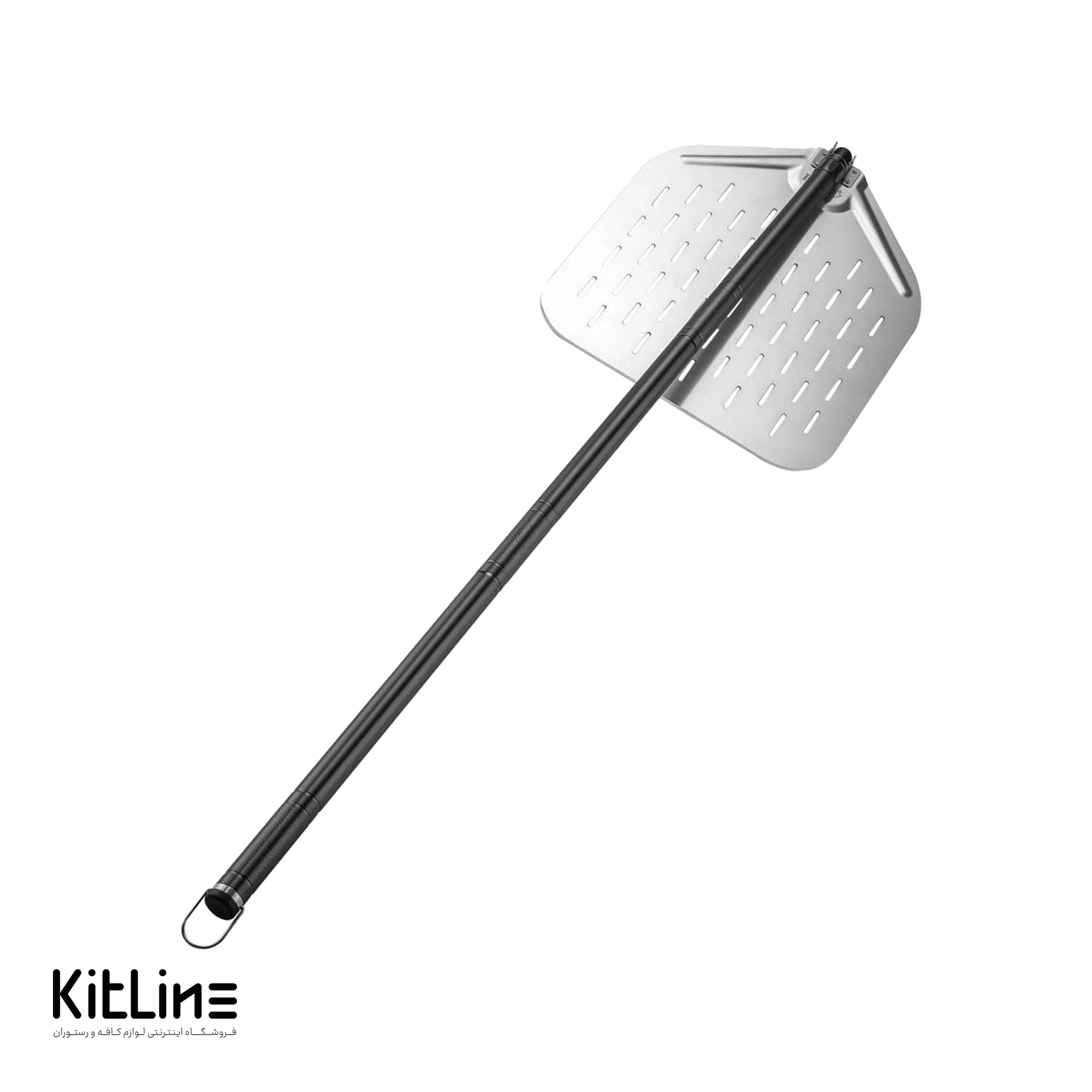 پارو پیتزا پانچ آلومینیومی مستطیلی کف ۳۶ دسته تا شو ۱۲۰ سانتیمتری بست (BEST) - تصویر 3