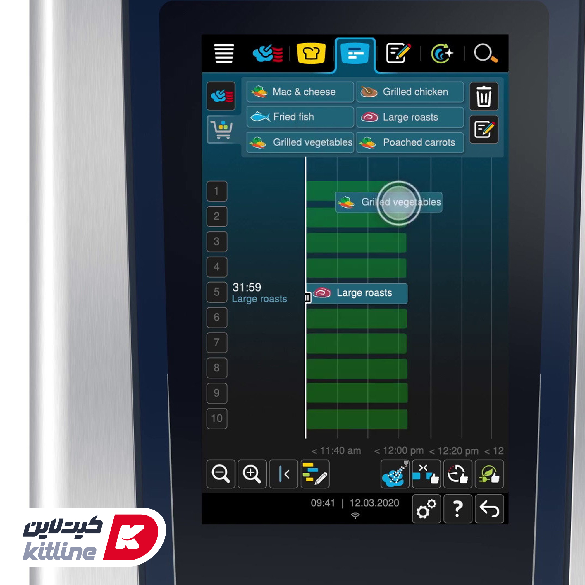 فر پخت ترکیبی رشنال ۶ سینی مدل iCombi® Pro XS 623 E - تصویر 4