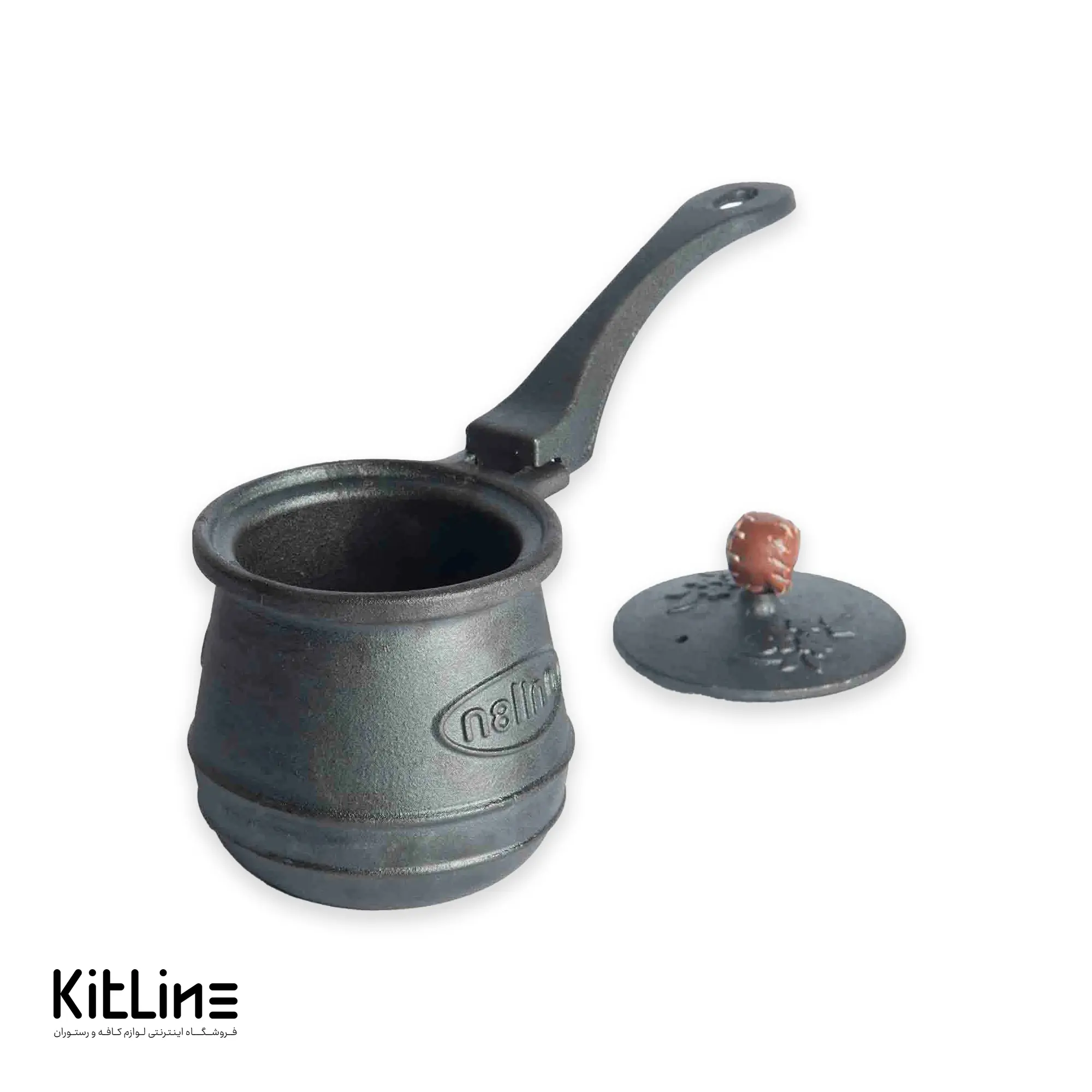 ظرف دیزی چدنی ۶۰۰ میلیلیتری همراه با دستگیره نالینو - تصویر 3