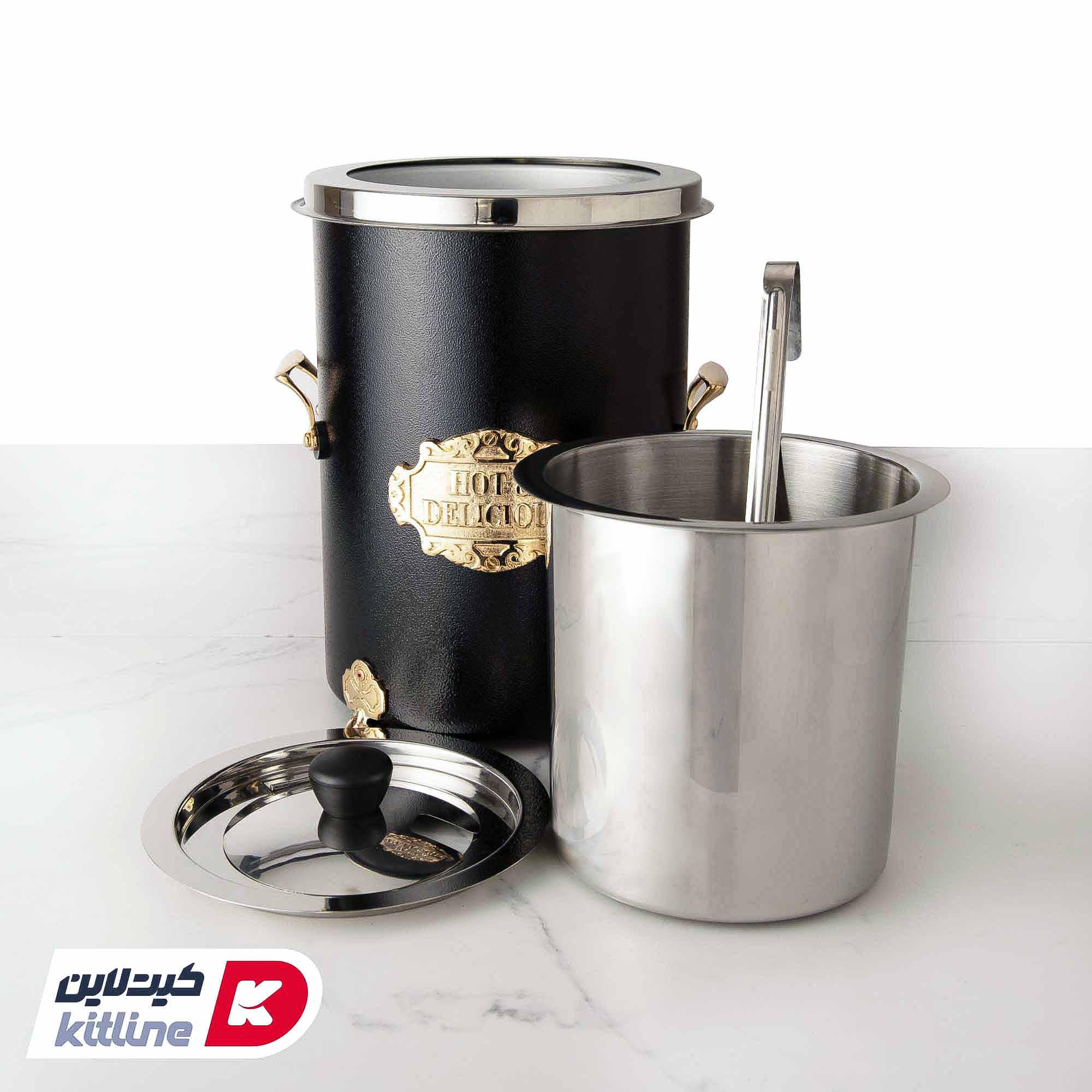 سوپ وارمر ۵ لیتری مشکی Victorian - تصویر 3