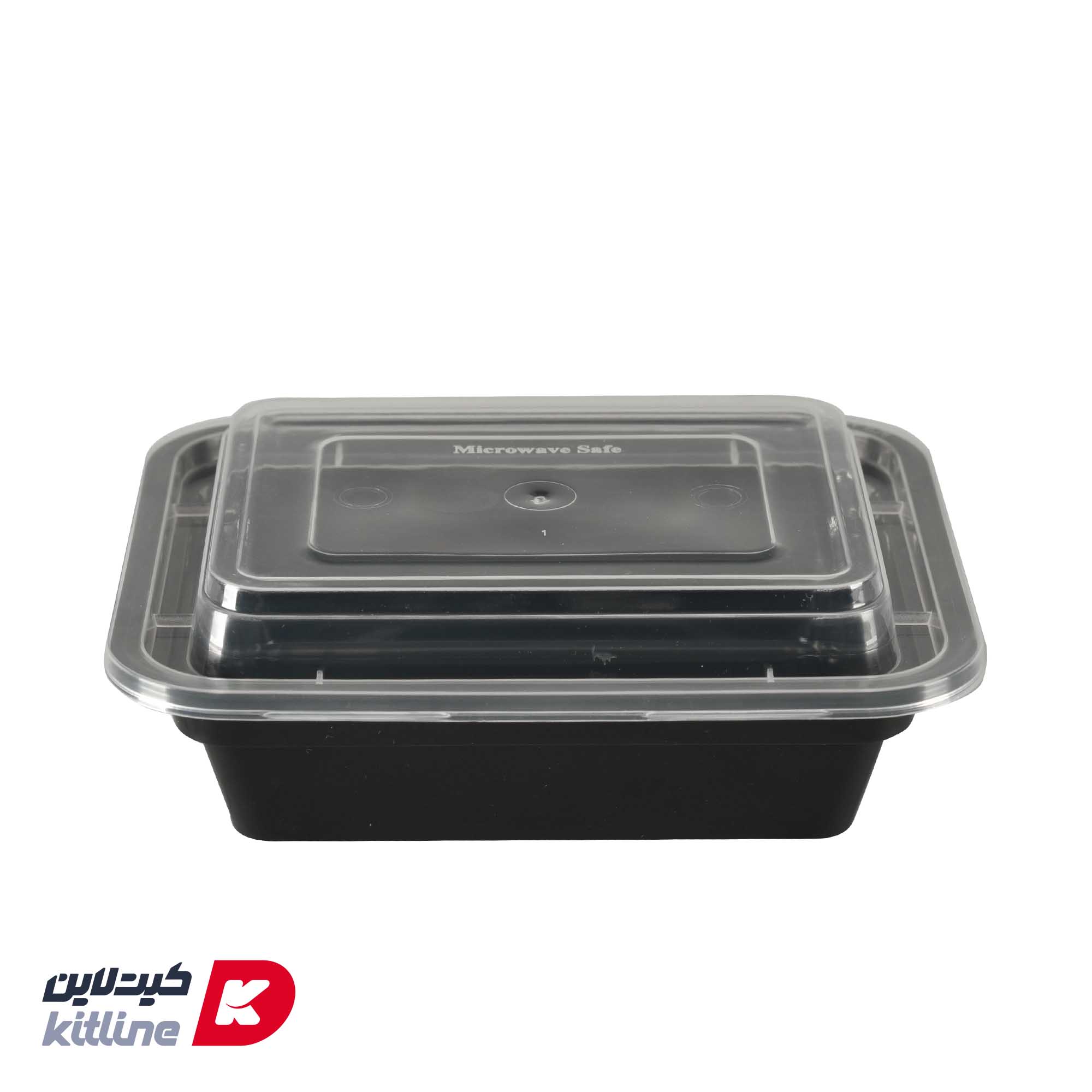 ظرف یکبار مصرف ۱۱×۱۴ سانتیمتری مشکی همراه درب شفاف سوپر فرش (کارتن ۱۵۰ عددی) - تصویر 4