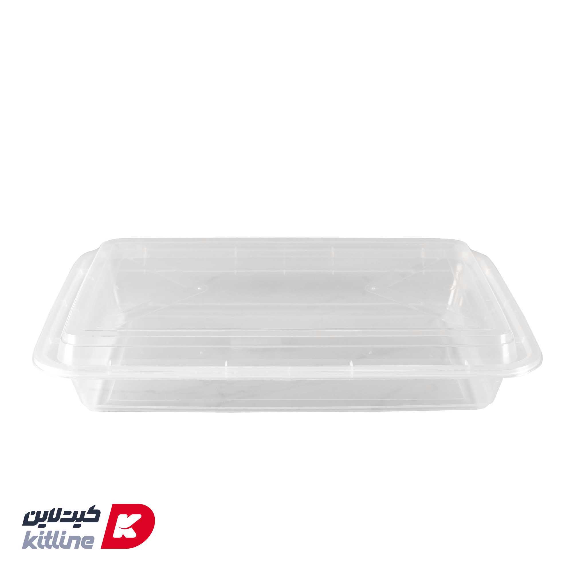 ظرف یکبار مصرف ۲۰×۲۹ سانتیمتری همراه درب شفاف سوپر فرش (کارتن ۱۵۰ عددی) - تصویر 3