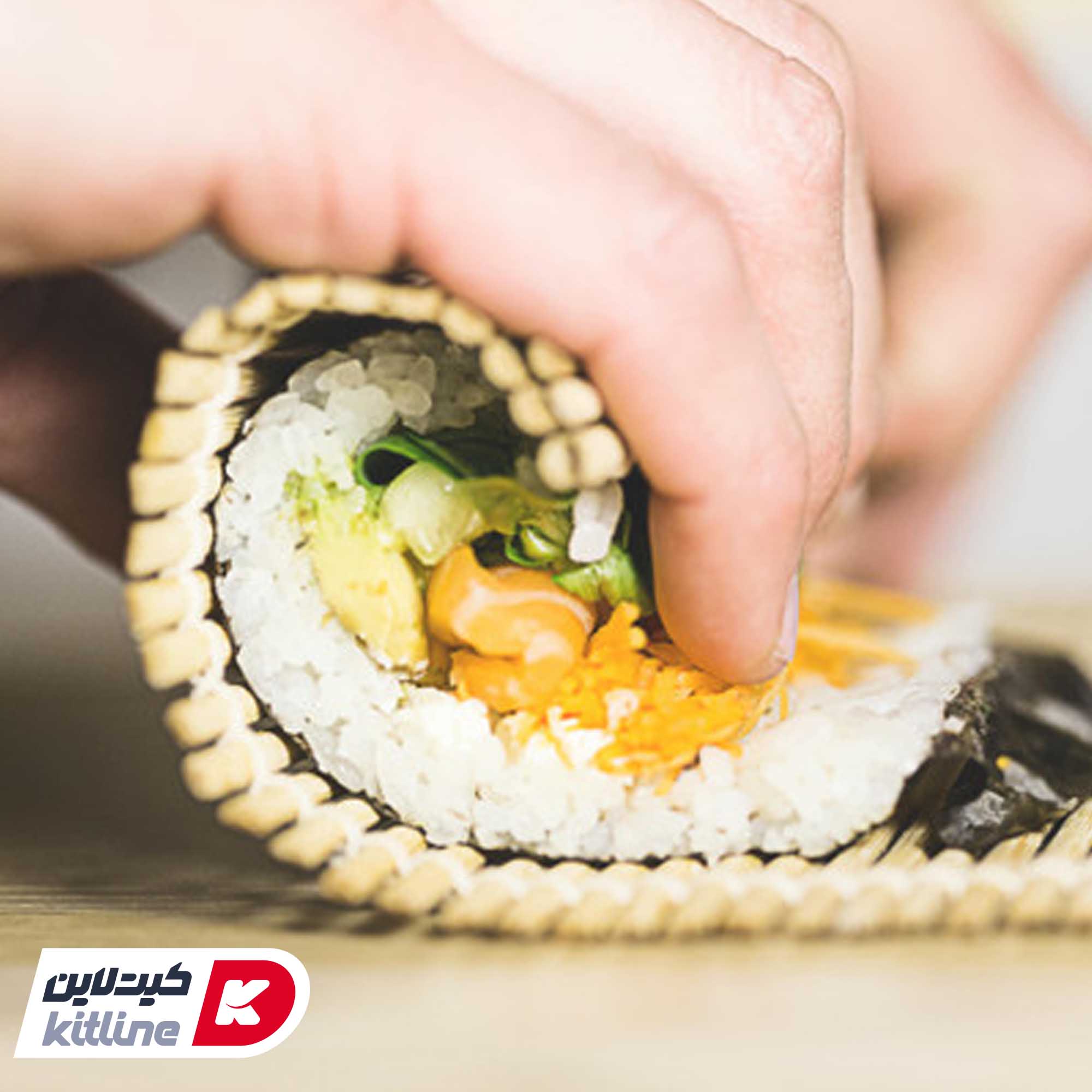 مت سوشی ۲۳×۲۴ سانتیمتری - تصویر 4