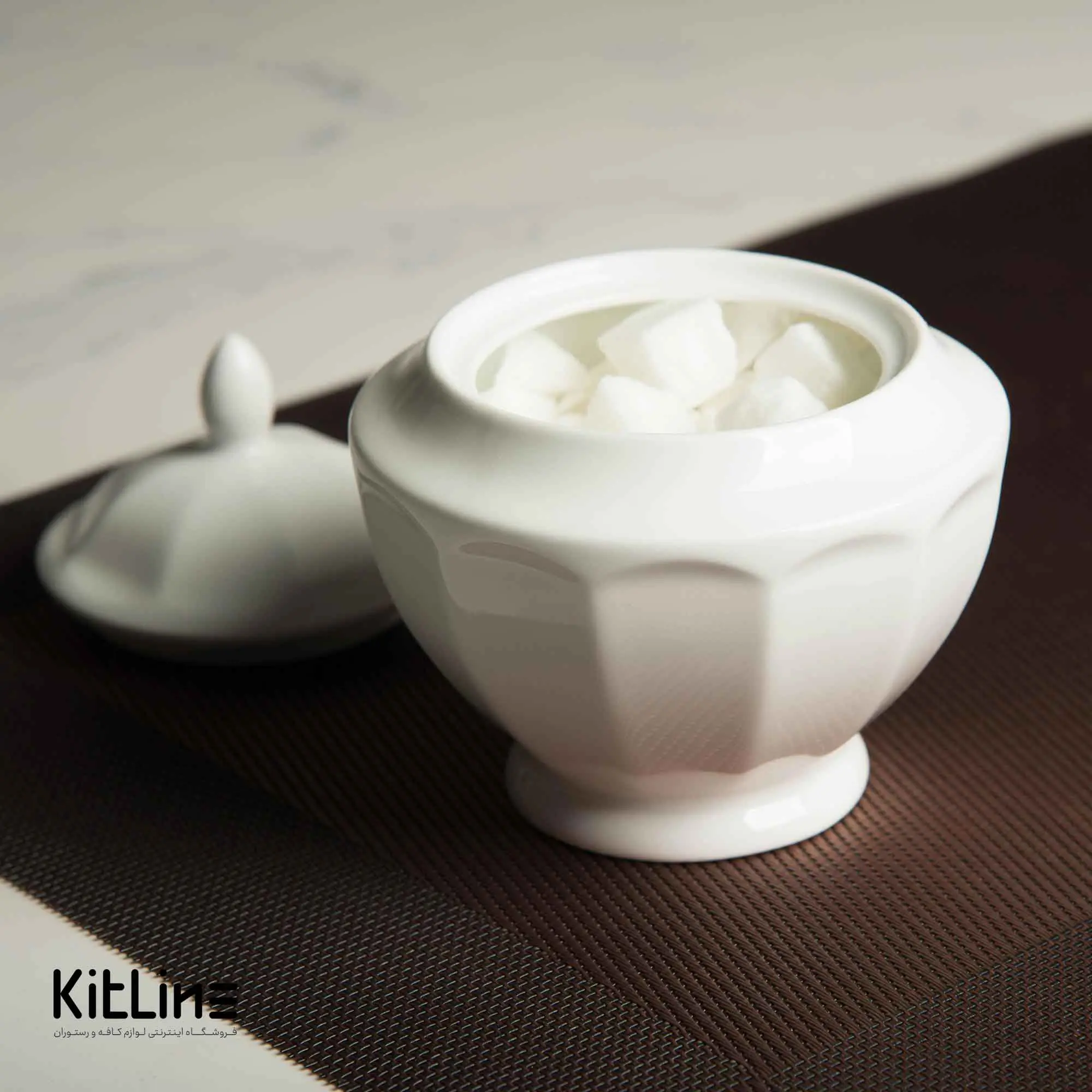 قندان چینی نئوکلاسیک ۶.۵×۱۲ سانتیمتری زرین - تصویر 4