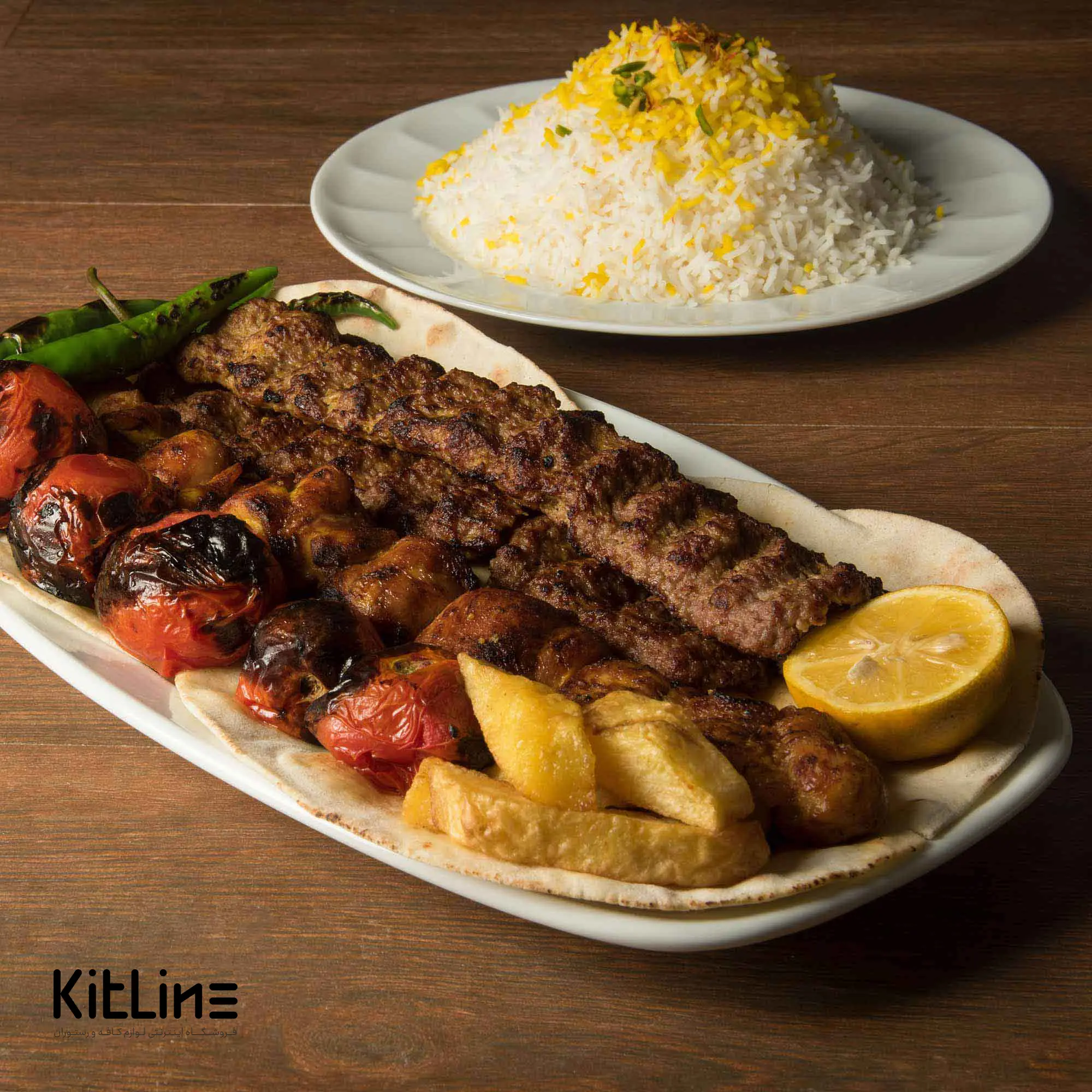 دیس چینی هتلی ۳۶ سانتیمتری زرین - تصویر 3