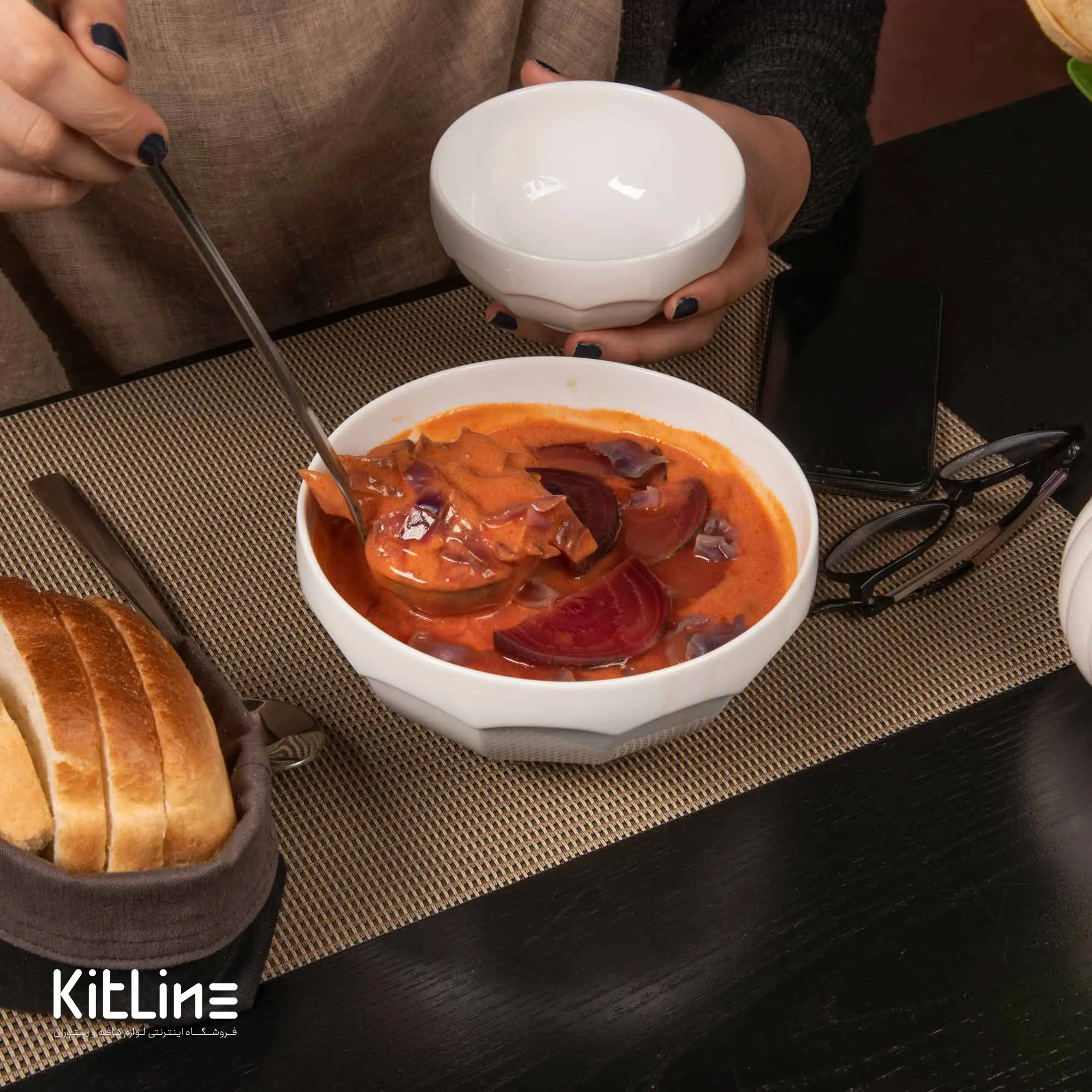 کاسه چینی نئوکلاسیک ۲۷۰ میلیلیتری زرین - تصویر 5