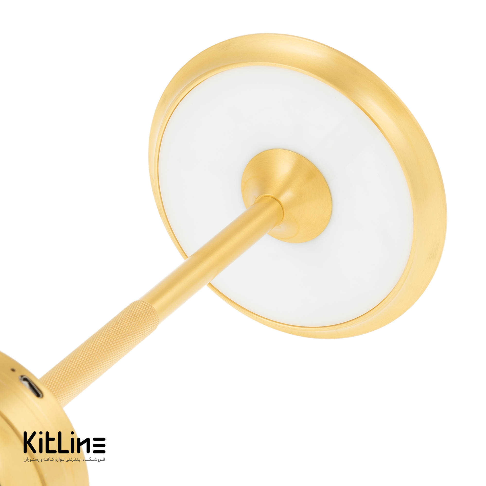 آباژور لمسی رومیزی شارژی طلایی (مدل MP-005) - تصویر 4