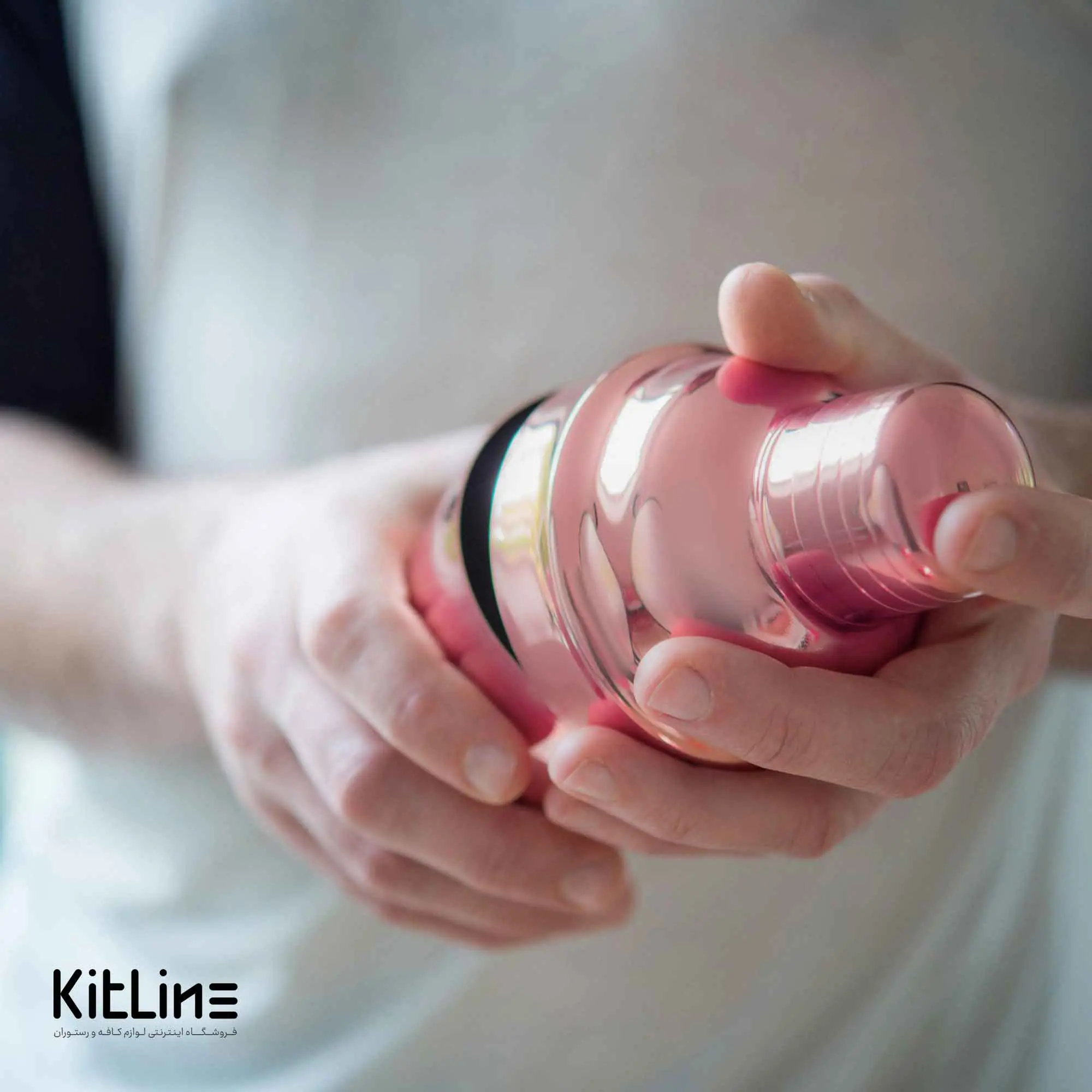 شیکر کابلر استیل ۵۰۰ میلیلیتری رز گلد - تصویر 4