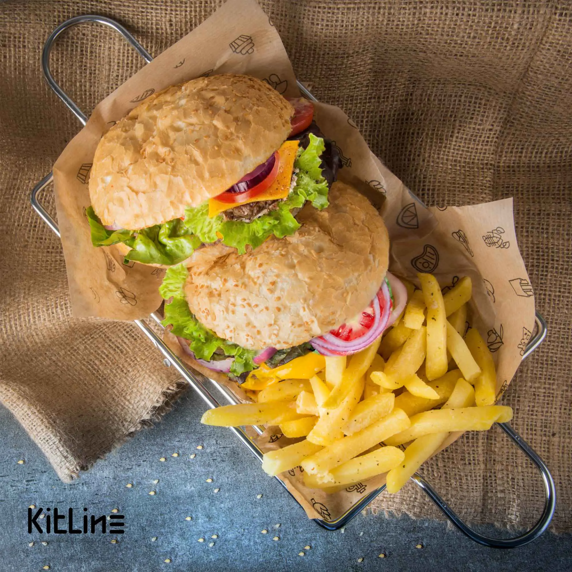 سبد سرو مستطیلی ۶×۱۷×۲۶ سانتیمتری فلزی کروم با جای سس کاپ کیچن تک - تصویر 4