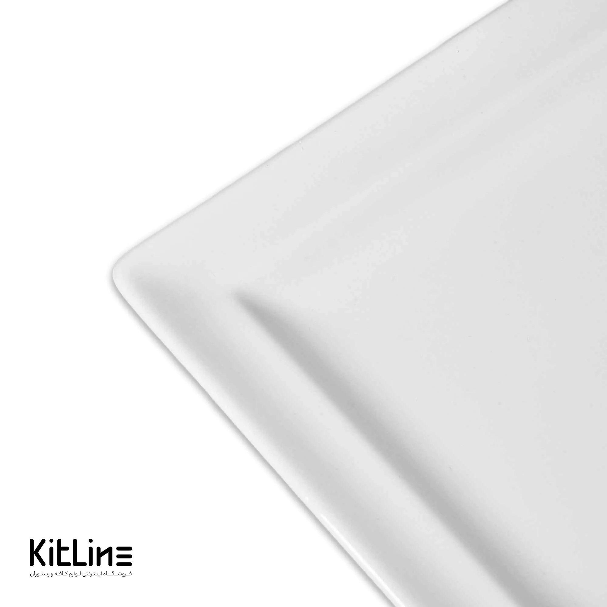 دیس پرسلین ۲۱×۳۸ سانتیمتری کلاسیک سفید رک (RAK) - تصویر 3