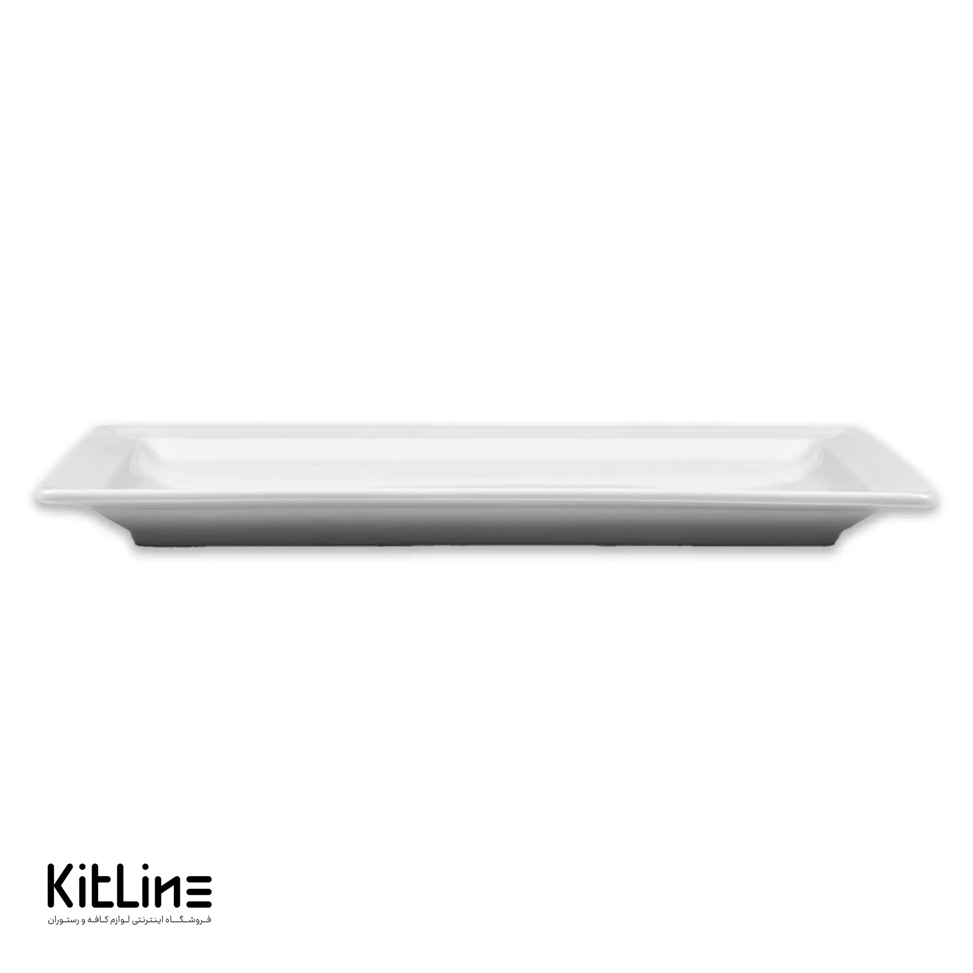 بشقاب پرسلین ۲۳×۳۳ سانتیمتری کلاسیک سفید رک (RAK) - تصویر 4