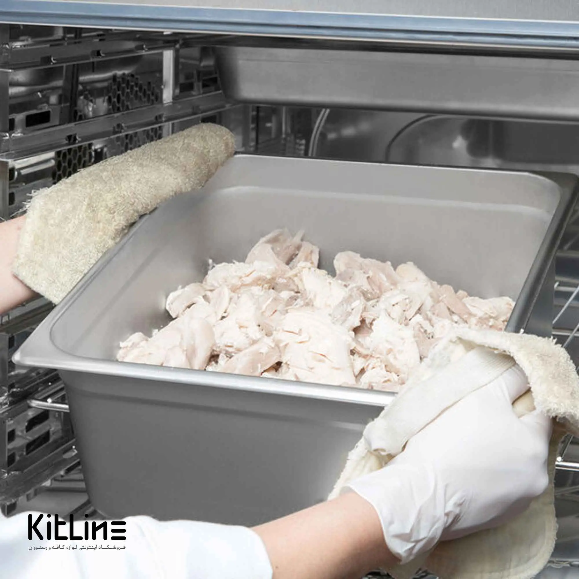 بن ماری ۲/۳ استیل عمق ۱۵ بدون درب - تصویر 3