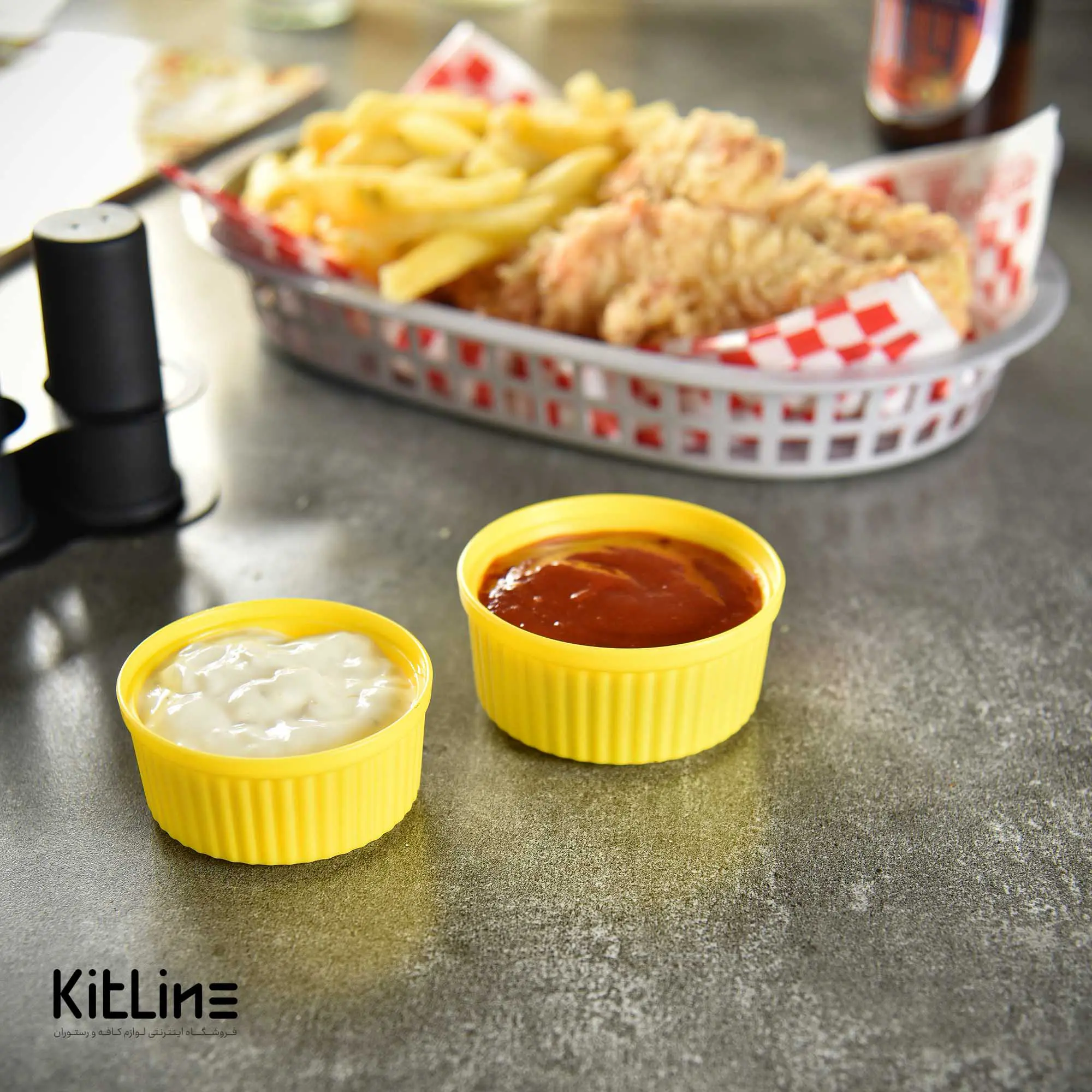 ظرف سس ۶۰ میلیلیتری پلی کربنات زرد - تصویر 4