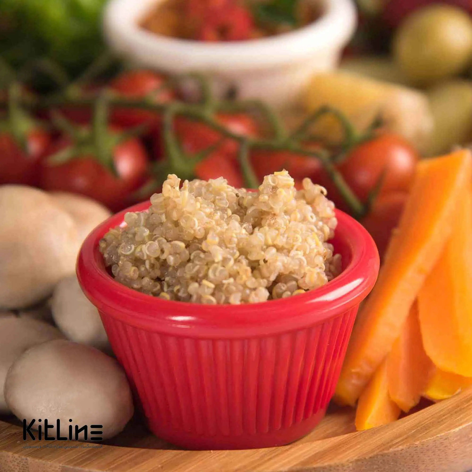 ظرف سس ۶۰ میلیلیتری پلی کربنات قرمز به همراه در کیچن تک (کارتن ۳۶ عددی) - تصویر 4