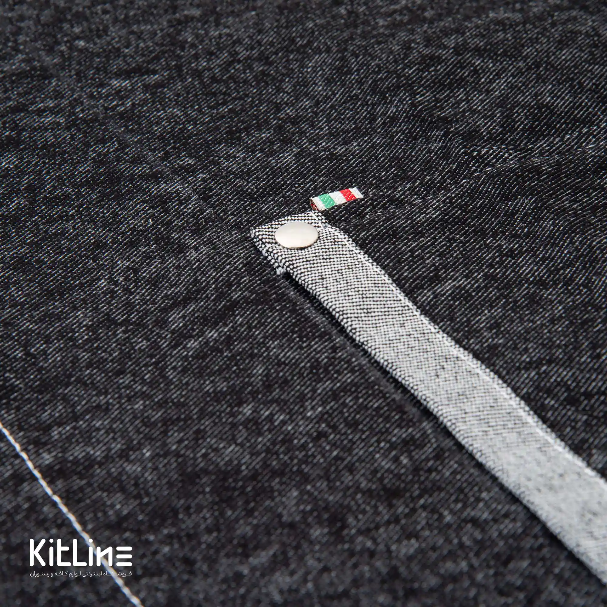 نیم پیشبند جین تک جیب کیوان - تصویر 5