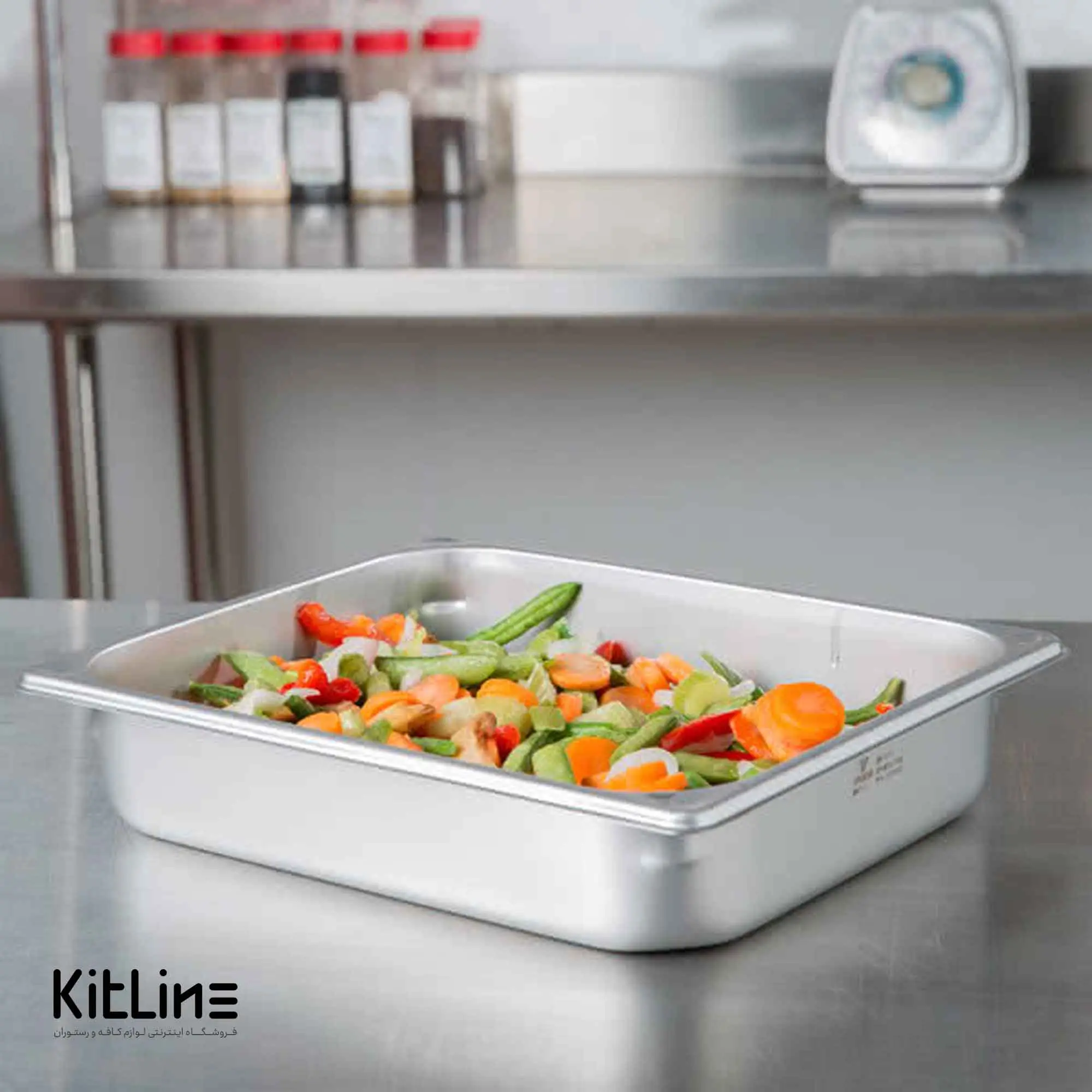 بن ماری ۱/۲ استیل عمق ۶/۵ بدون درب - تصویر 4