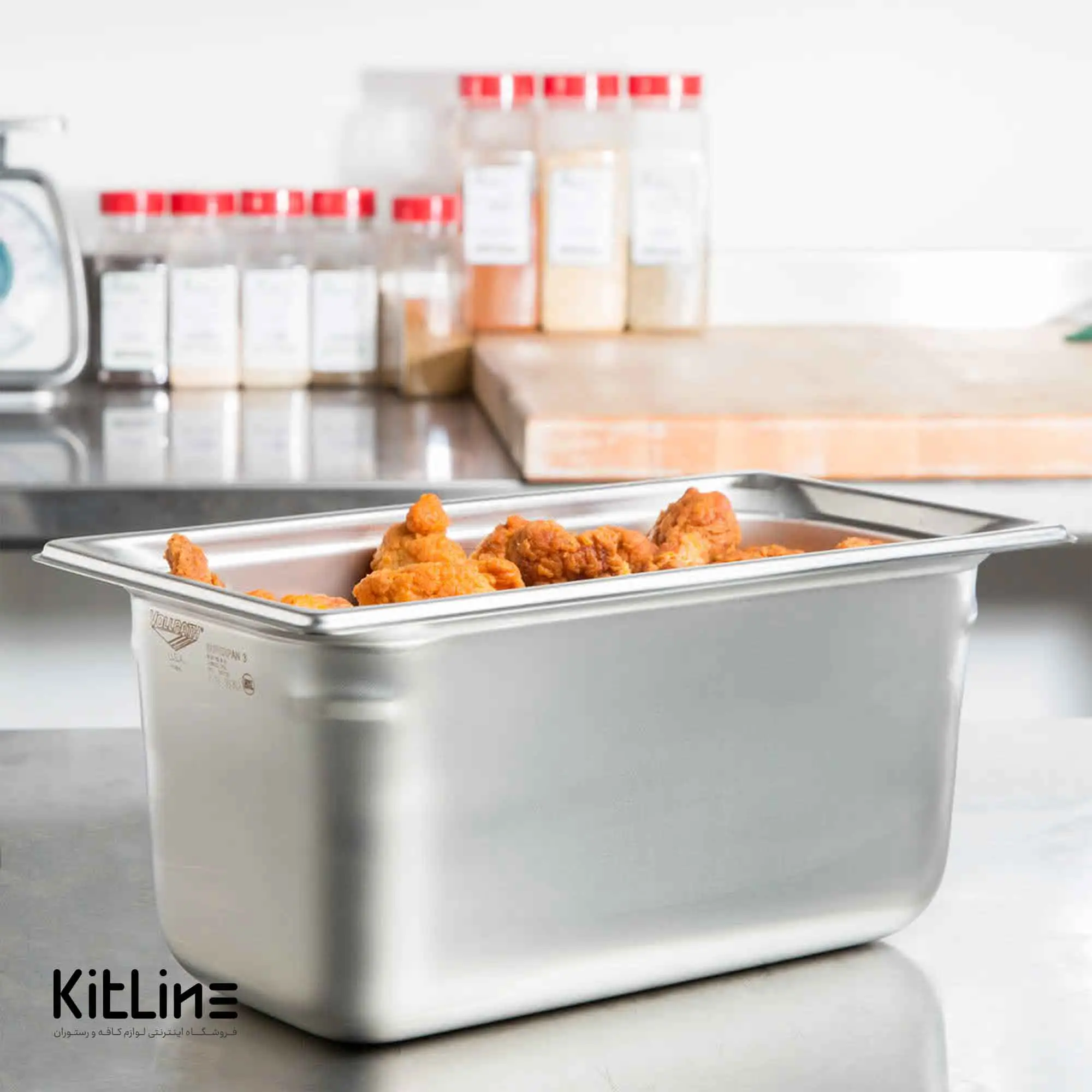 بن ماری ۱/۳ استیل عمق ۲۰ بدون درب - تصویر 3