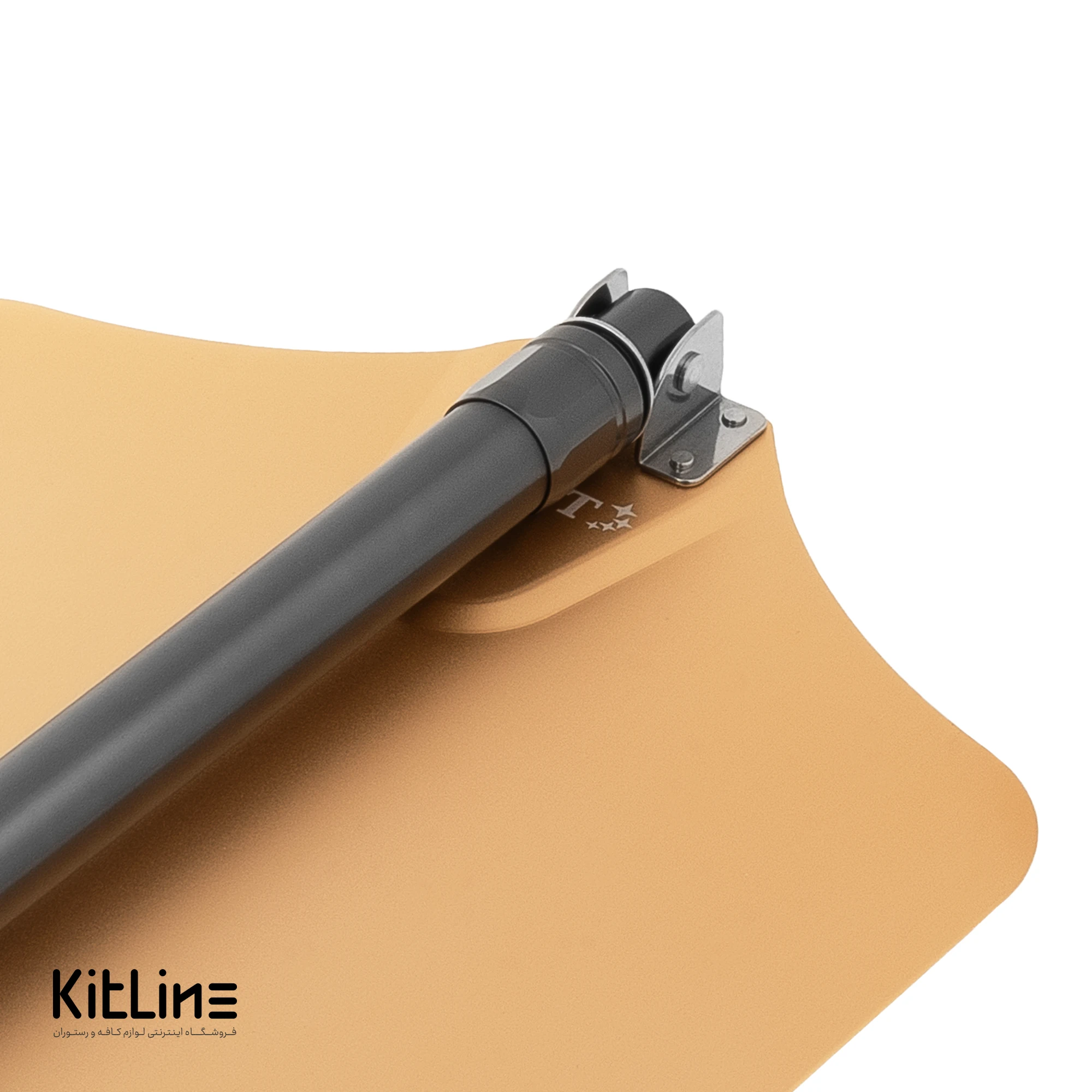 پارو پیتزا آلومینیومی مستطیل طلایی کف ۳۰ دسته تلسکوپی ۸۰ سانتی بست - تصویر 4