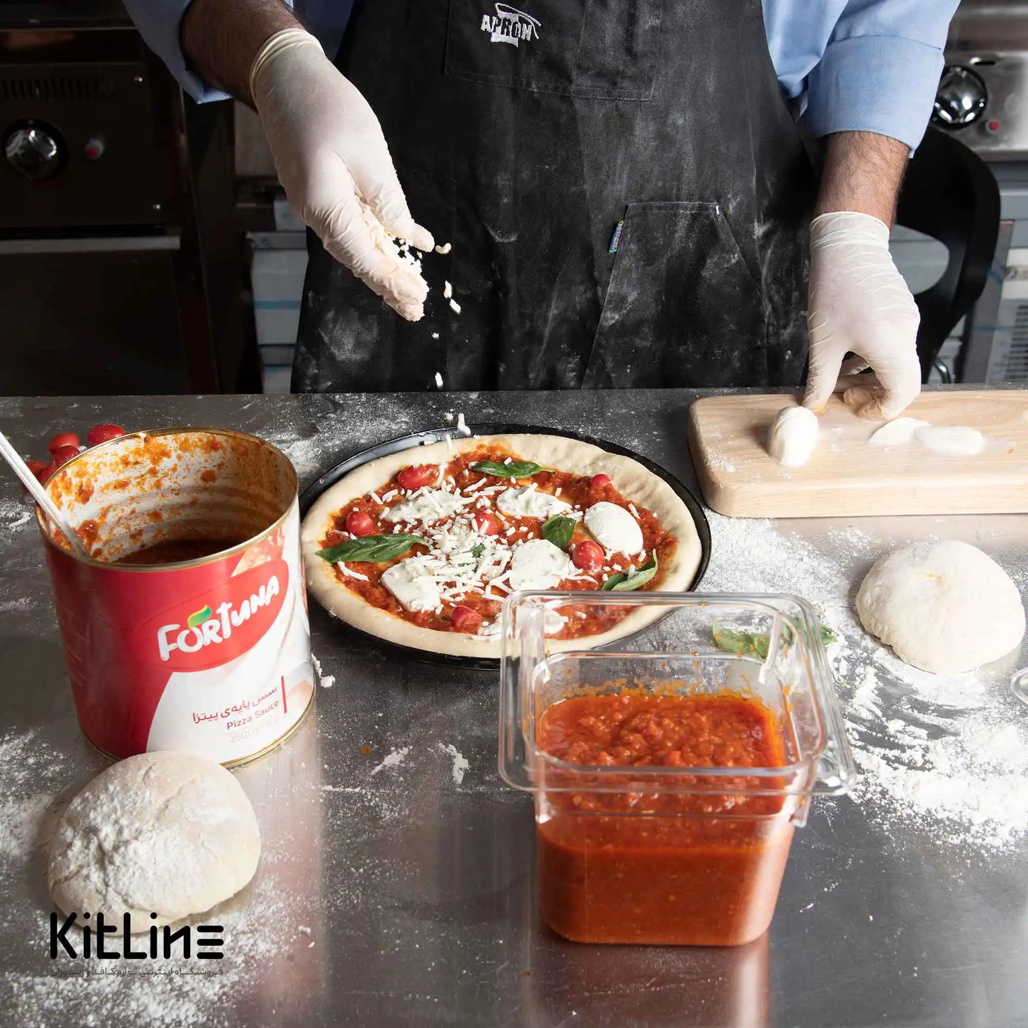 کنسرو سس پایه پیتزا فورتونا ۲/۵ کیلوگرمی - تصویر 3