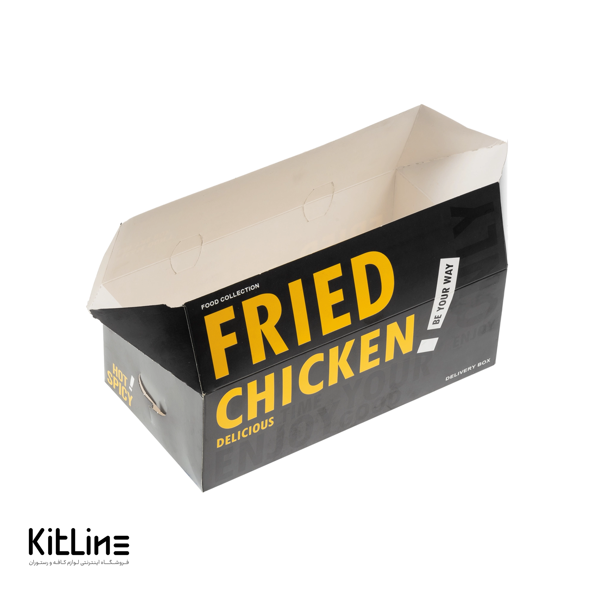 جعبه سوخاری یکبار مصرف ايندربرد ۱۱×۲۱ سانتیمتری مشکی (کارتن ۳۰۰ عددی) - تصویر 4