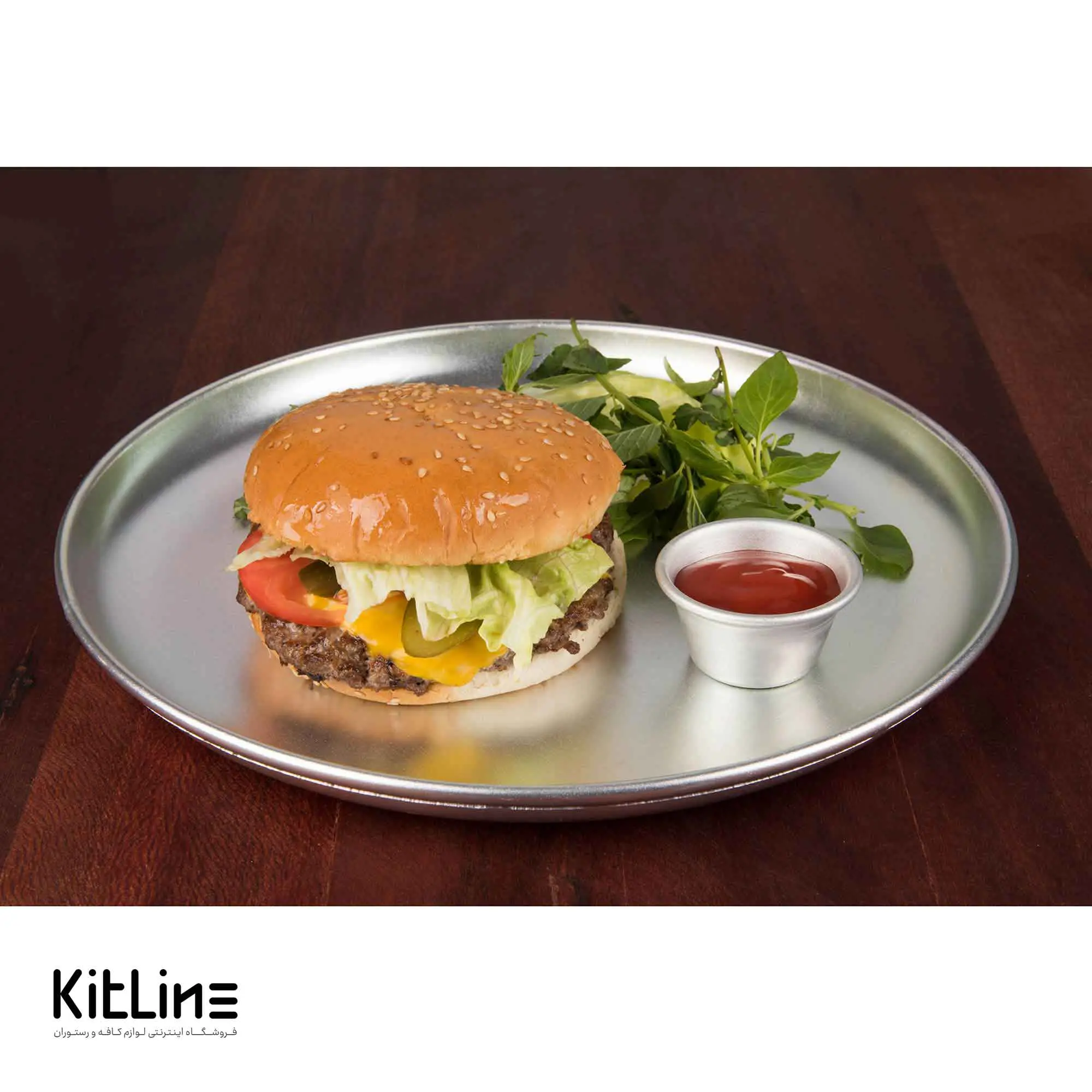 بشقاب آلومینیومی ۳۵ سانتیمتری کیچن تک - تصویر 5