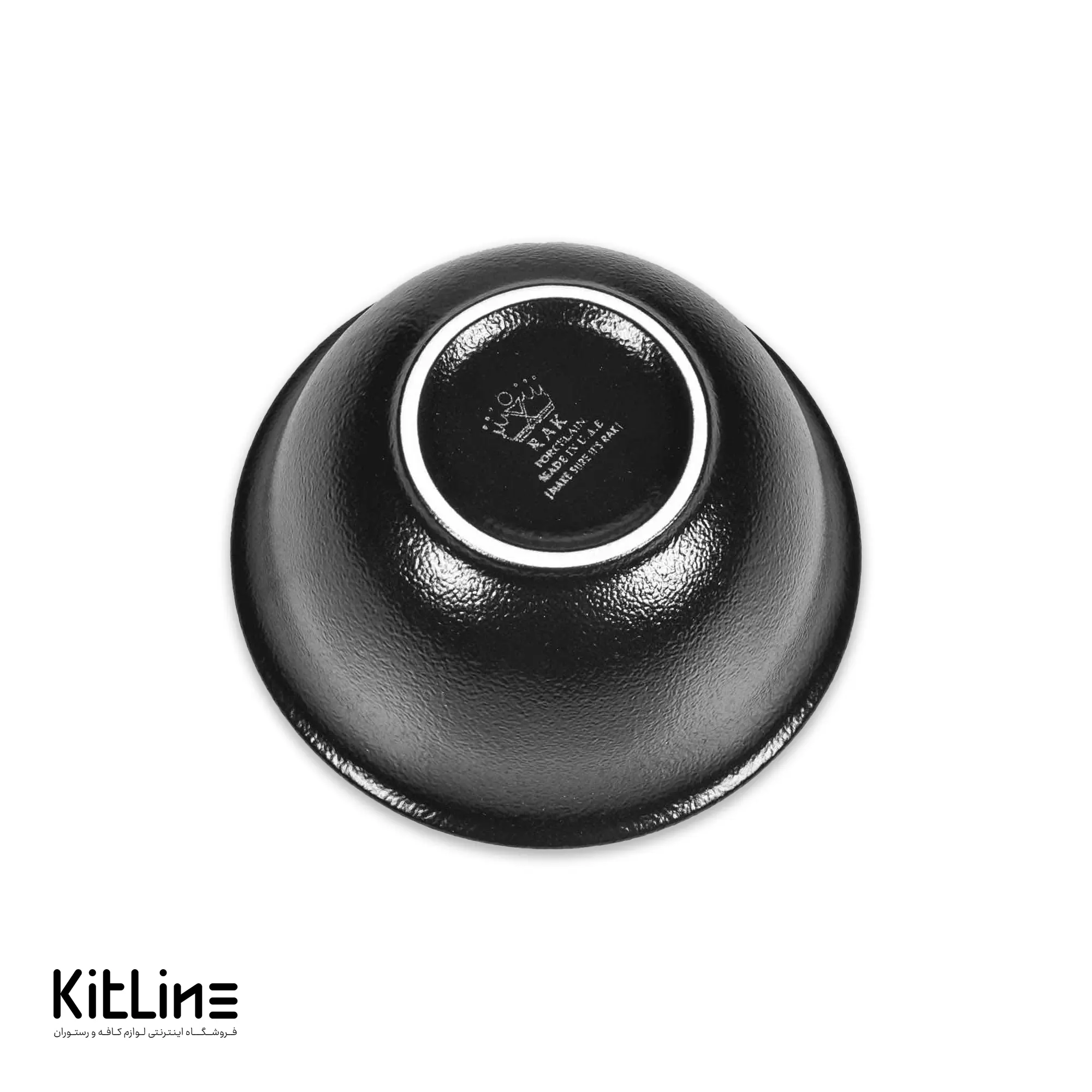 کاسه پرسلین ۱۲ سانتیمتری فیوژن مشکی رک (RAK) - تصویر 5