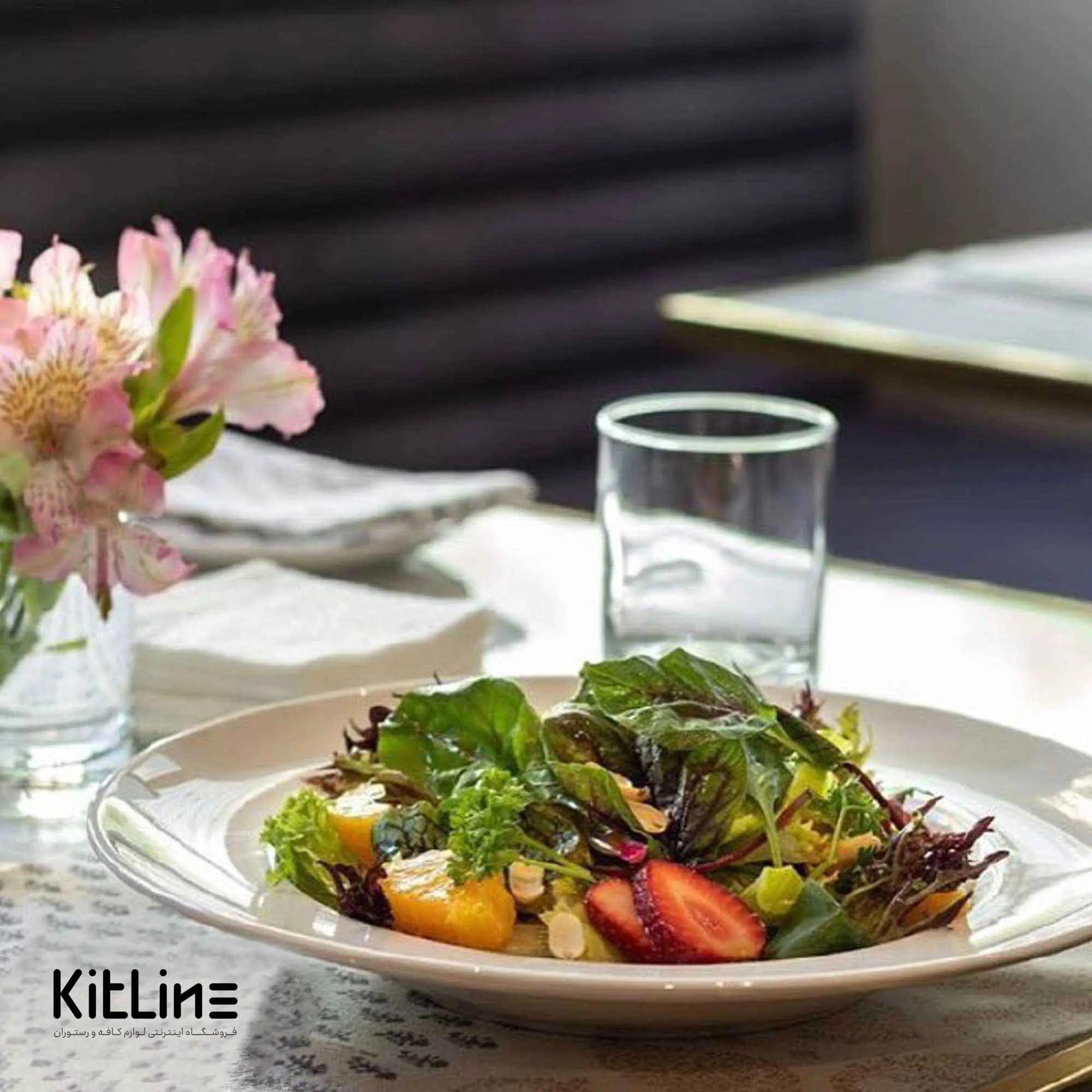 بشقاب گود پرسلین ۳۰ سانتیمتری کلاسیک سفید رک (RAK) - تصویر 5