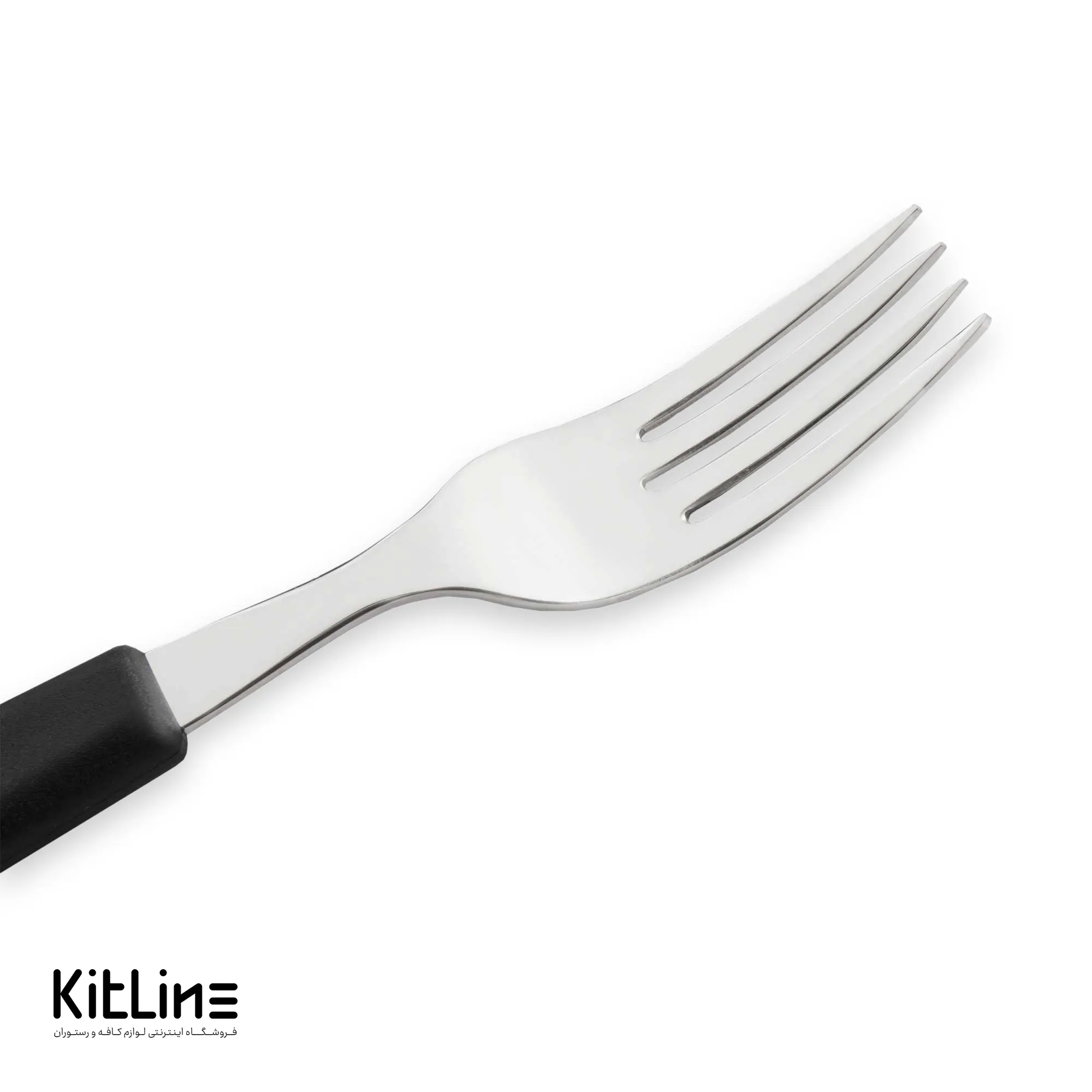 کارد و چنگال استیک ۱۲ سانتیمتری ایسل دسته مشکی (ست ۱۲ عددی) - تصویر 5