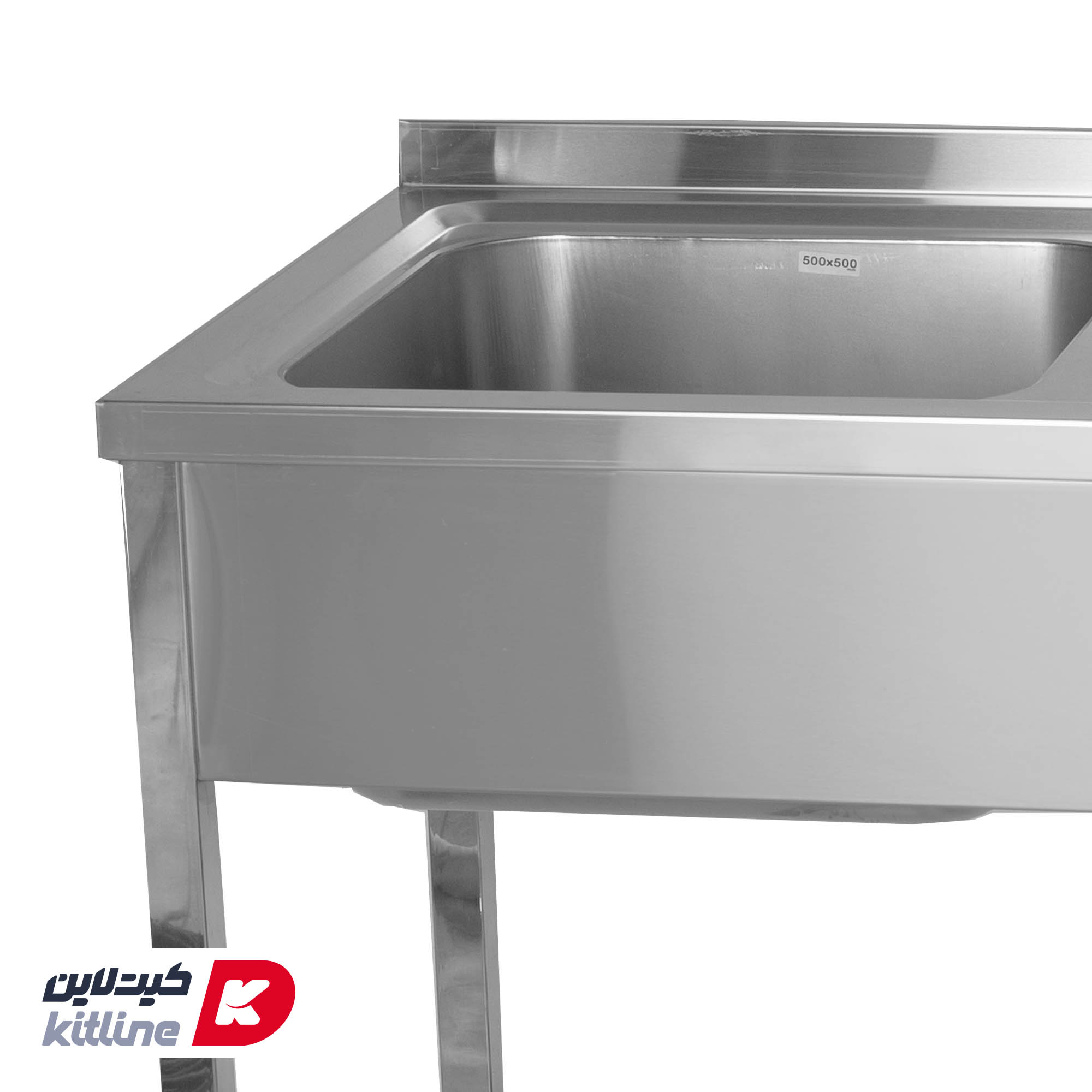 سینک پرسی دو لگن ۷۰×۱۴۰ بدون سینی - تصویر 5