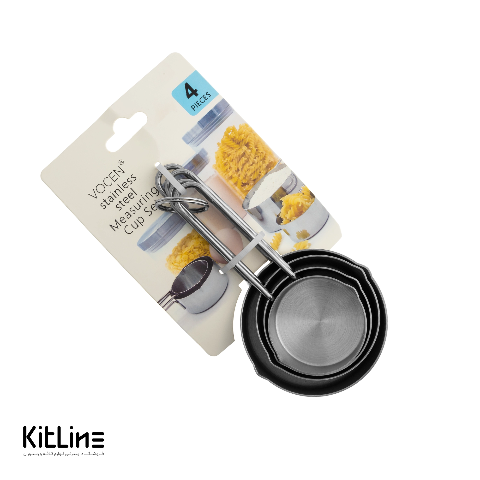 پیمانه اندازه گیری استیل ۴ عددی - تصویر 5