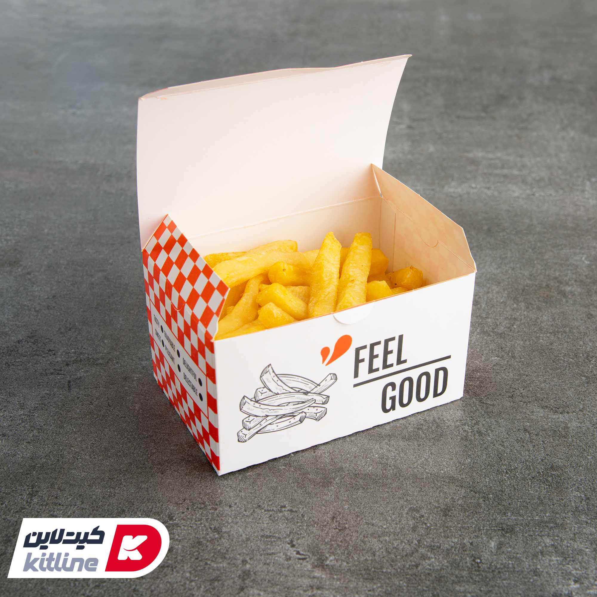 جعبه سیب زمینی یکبار مصرف کاغذی ایندربرد ۸.۵×۱۲.۵ سانتیمتری (کارتن ۱۱۰۰ عددی) - تصویر 4