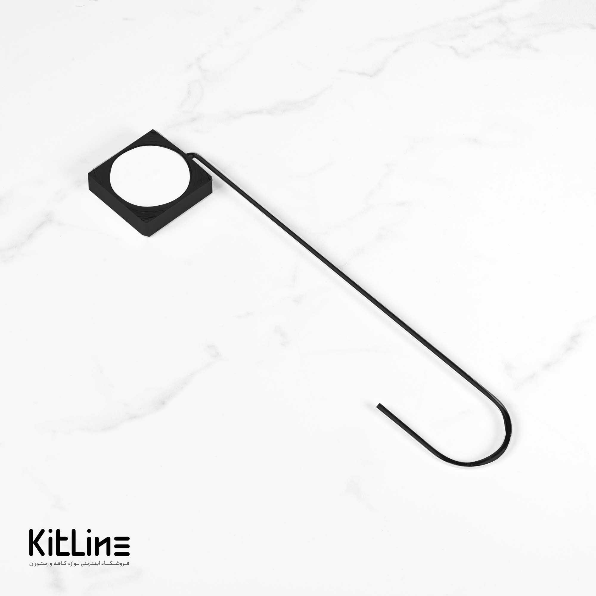 نگهدارنده کیف قلاب دار استیل مشکی