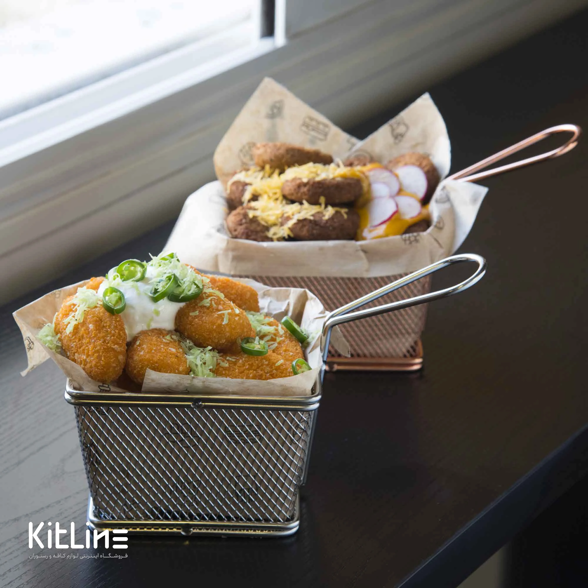 سبد سرو مستطیلی ۱۰×۱۲ سانتیمتری استیل کیچن تک - تصویر 5