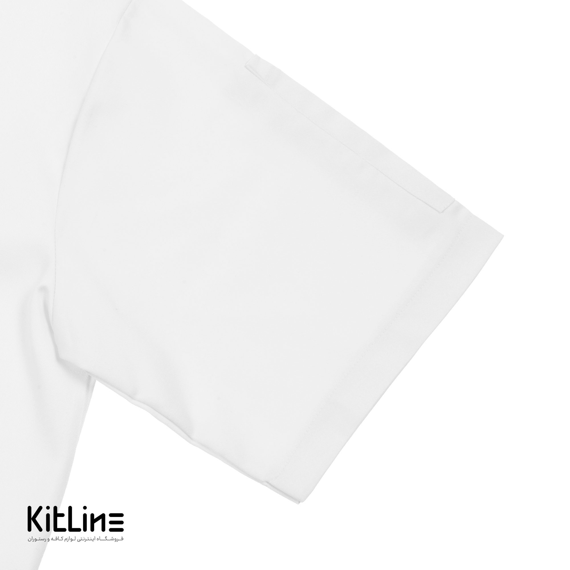 روپوش زیپی آستین کوتاه سفید مغزی پرچم برند سارا فرم - تصویر 4