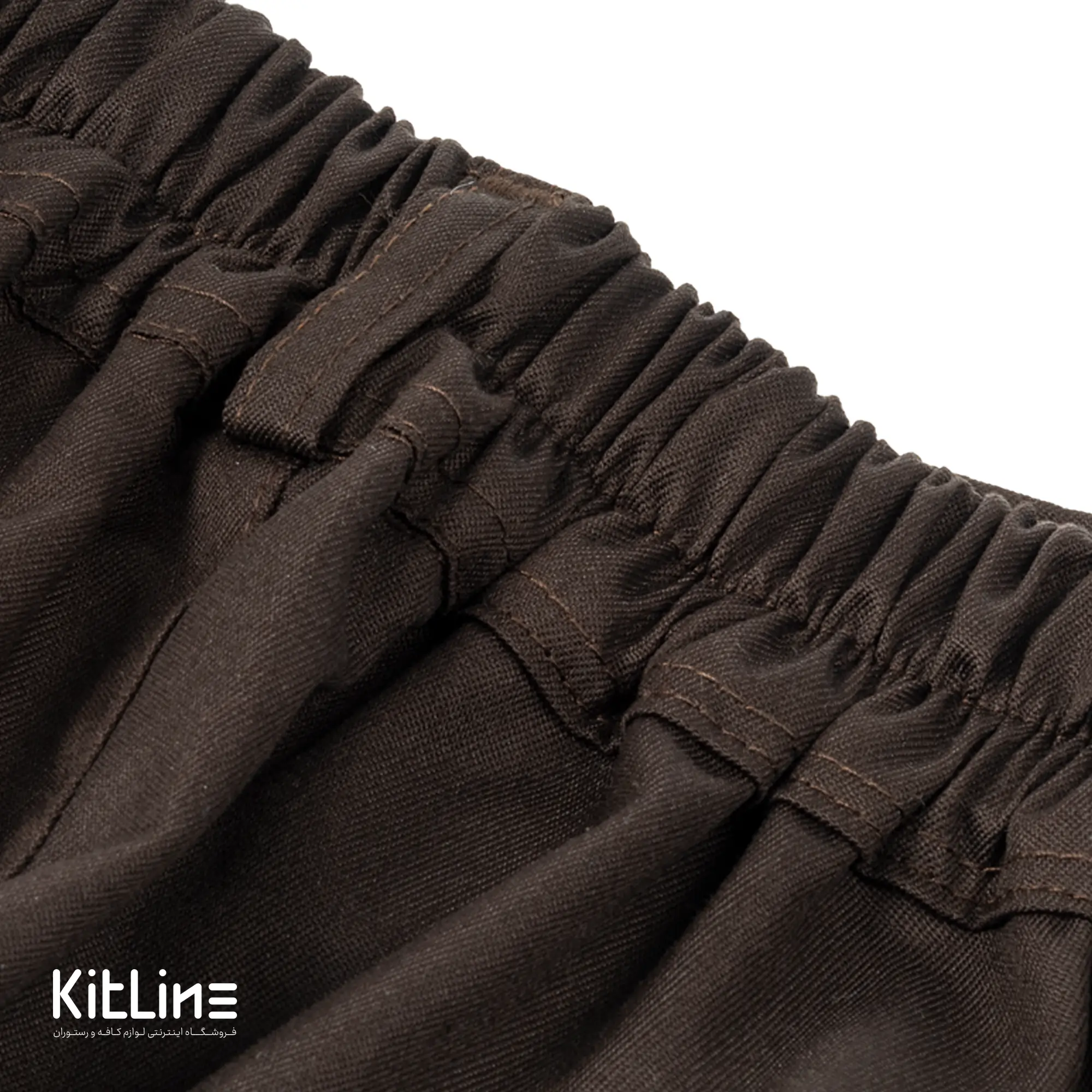 شلوار کمر کش قهوه ای - تصویر 5