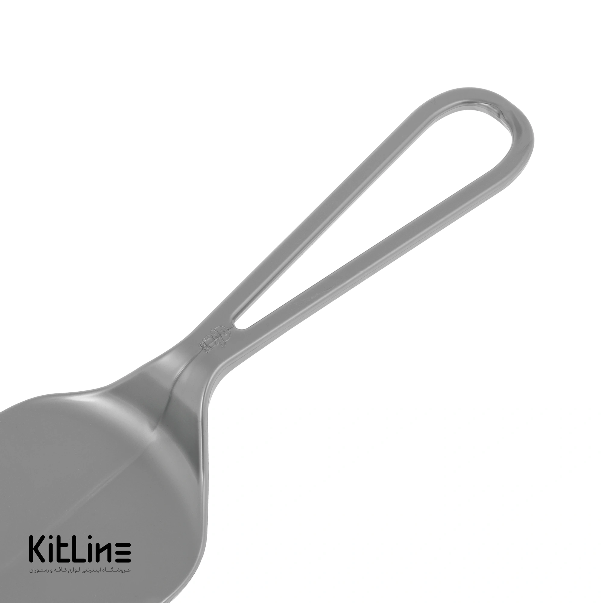 کارد و کفگیر کیک بر یکبار مصرف ۲۸ سانتیمتری نقره ای متاليک مدل نيلا - تصویر 5